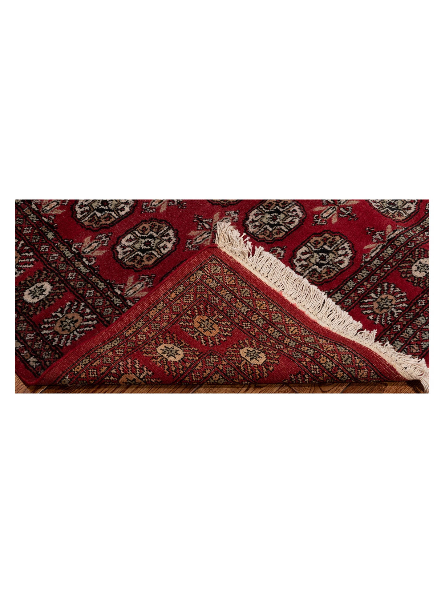 Bokhara 121185 Red Red 4.1x6.4 Hand Knotted Rug