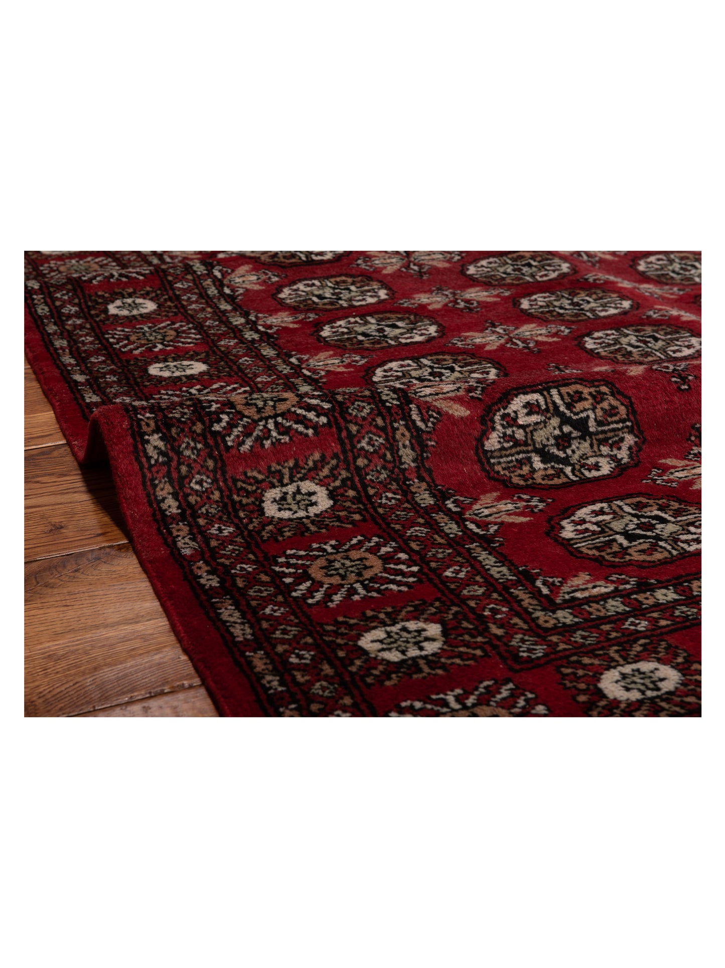 Bokhara 121185 Red Red 4.1x6.4 Hand Knotted Rug