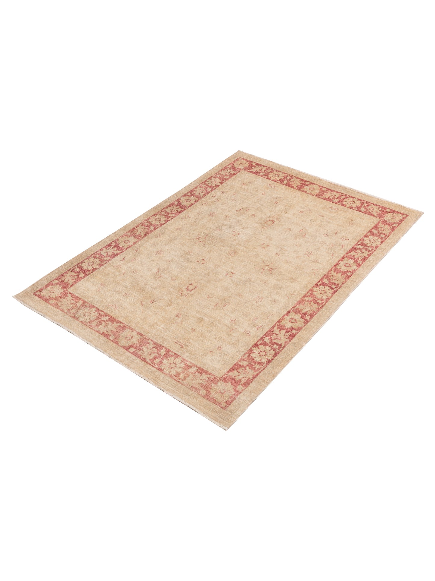 Sultan 121715 Ivory Rust 5.8x7.11 Hand Knotted Rug