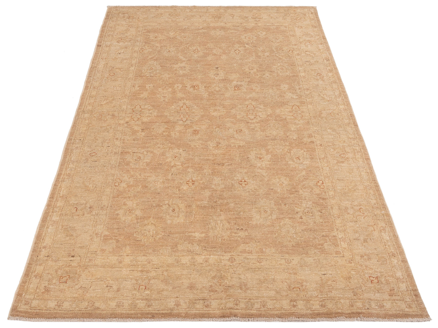 Sultan 121728 Brown Beige 3.11x5.10 Hand Knotted Rug