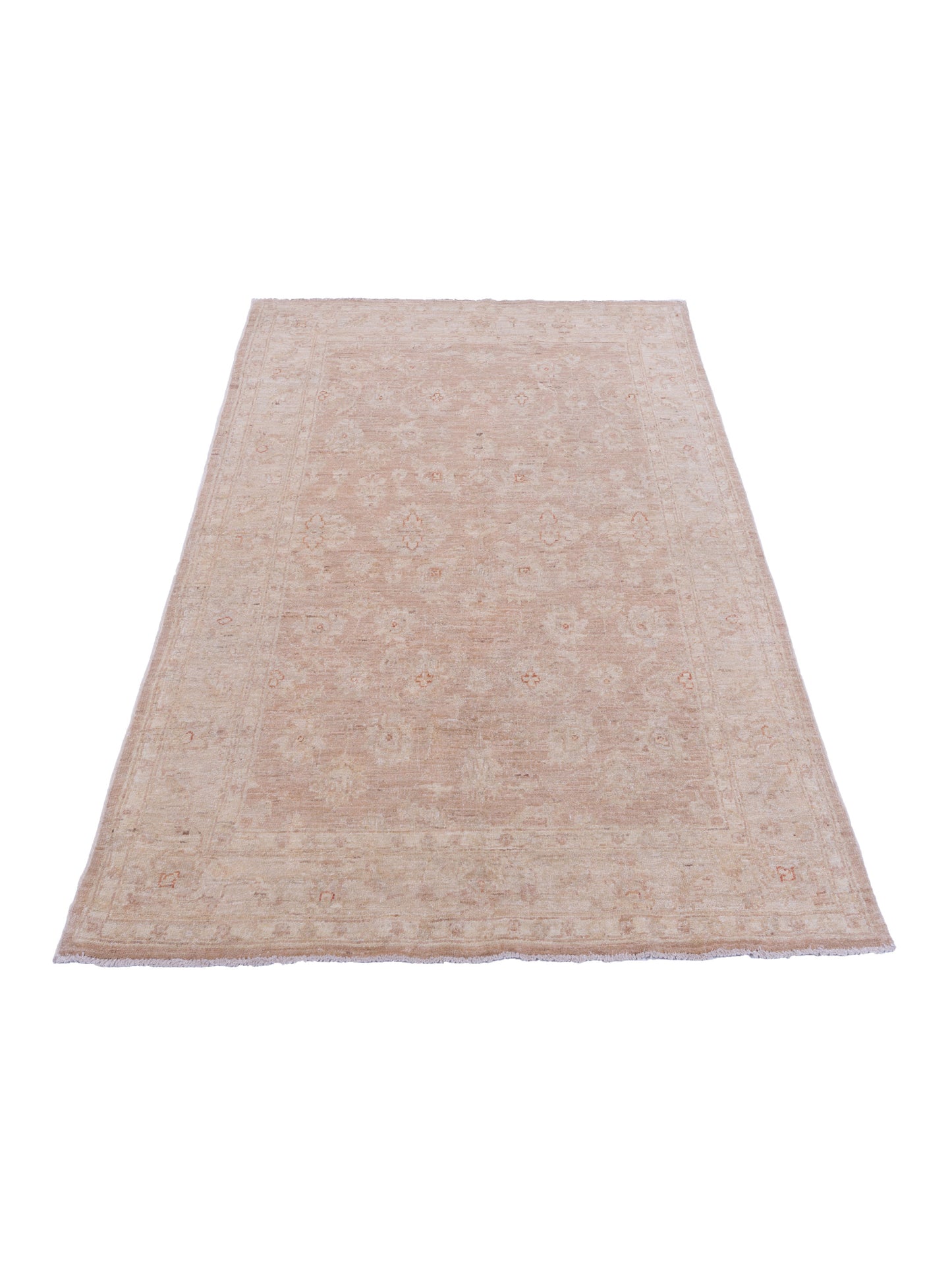 Sultan 121728 Brown Beige 3.11x5.10 Hand Knotted Rug