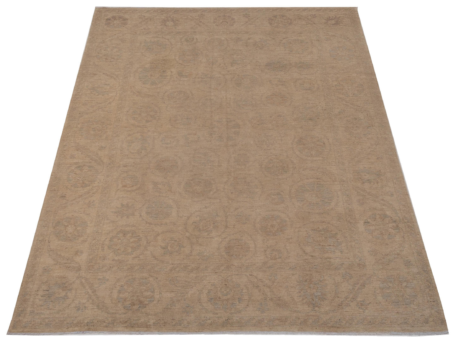 Sultan 121730 Ivory Ivory 8.10x11.9 Hand Knotted Rug