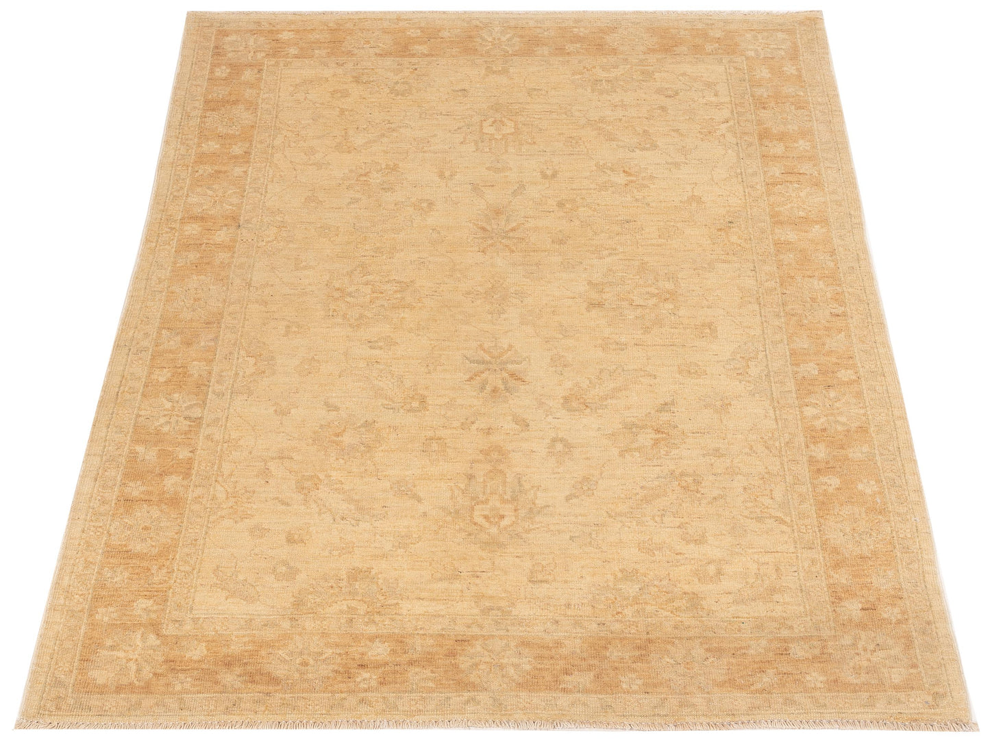 Sultan 121733 Cream Copper 3.11x5.10 Hand Knotted Rug