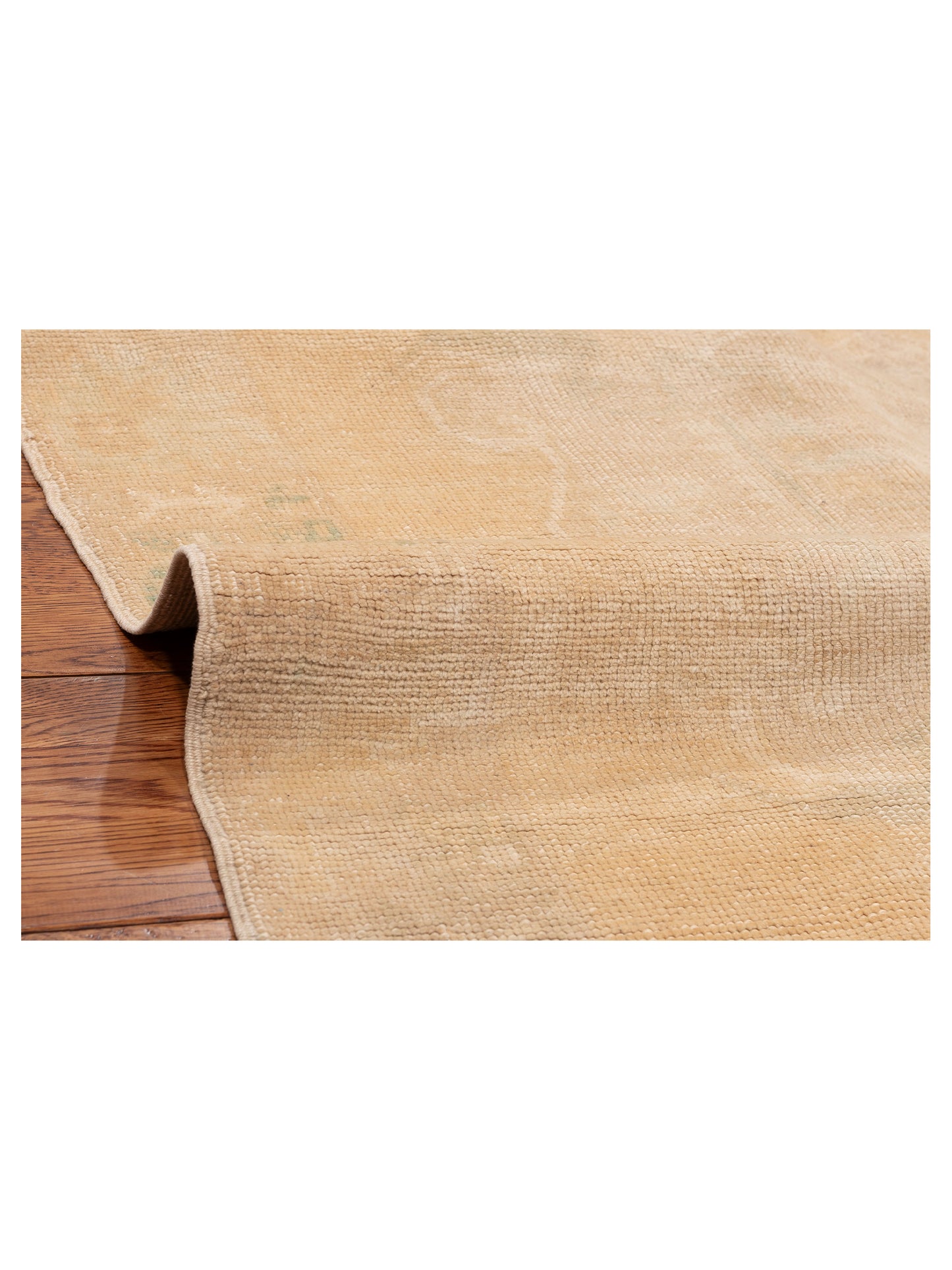 Old Anatolian 121851 Beige Beige 5.1x11.8 Hand Knotted Rug