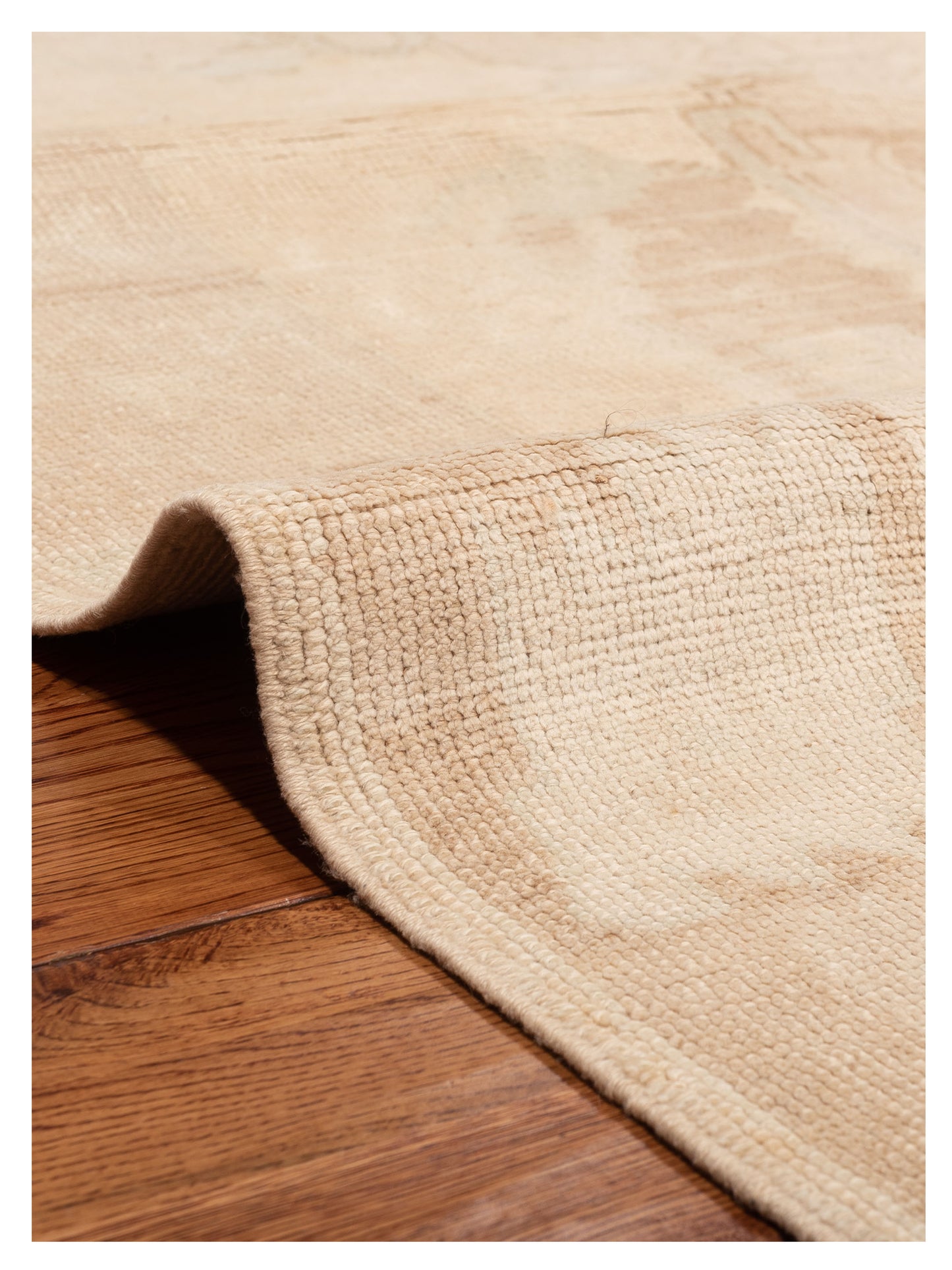 Old Anatolian 121852 Beige Beige 5.1x11.2 Hand Knotted Rug
