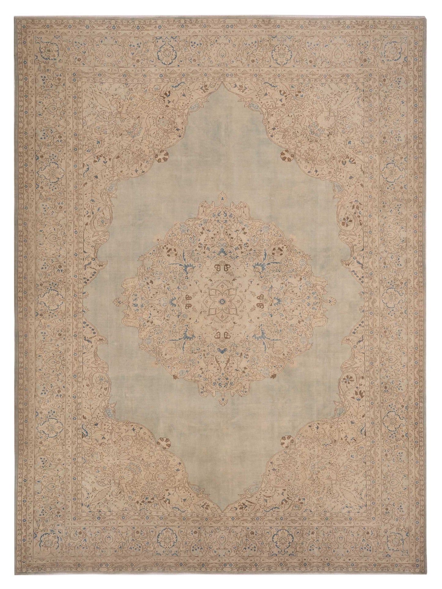 Pasha Vintage Silver Beige Traditional