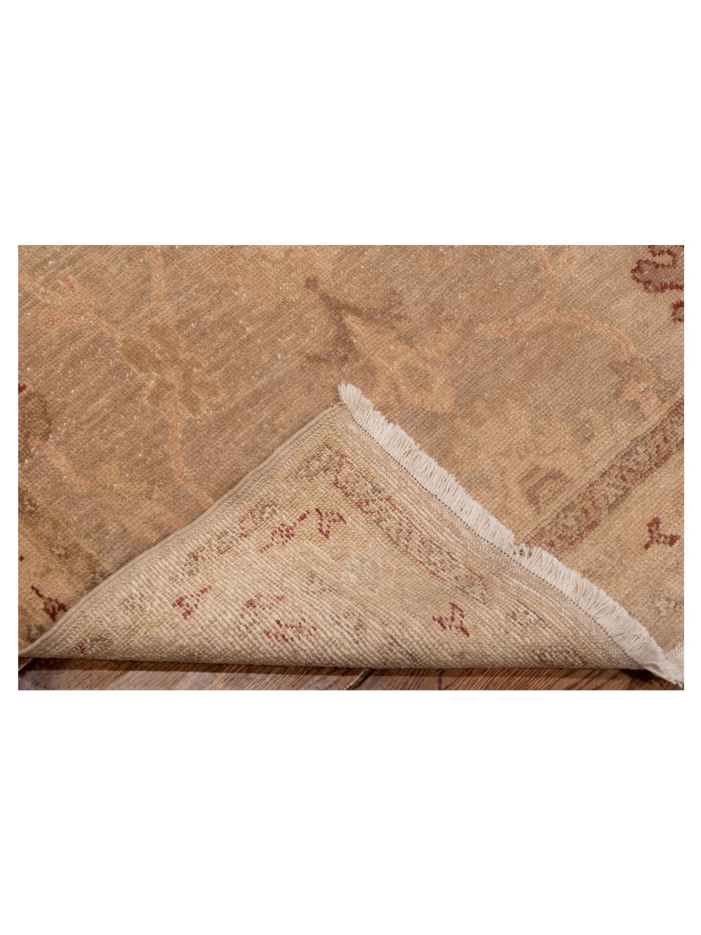 Turkish Elvan 121936 Silver Beige 3x11.9 Hand Knotted Rug