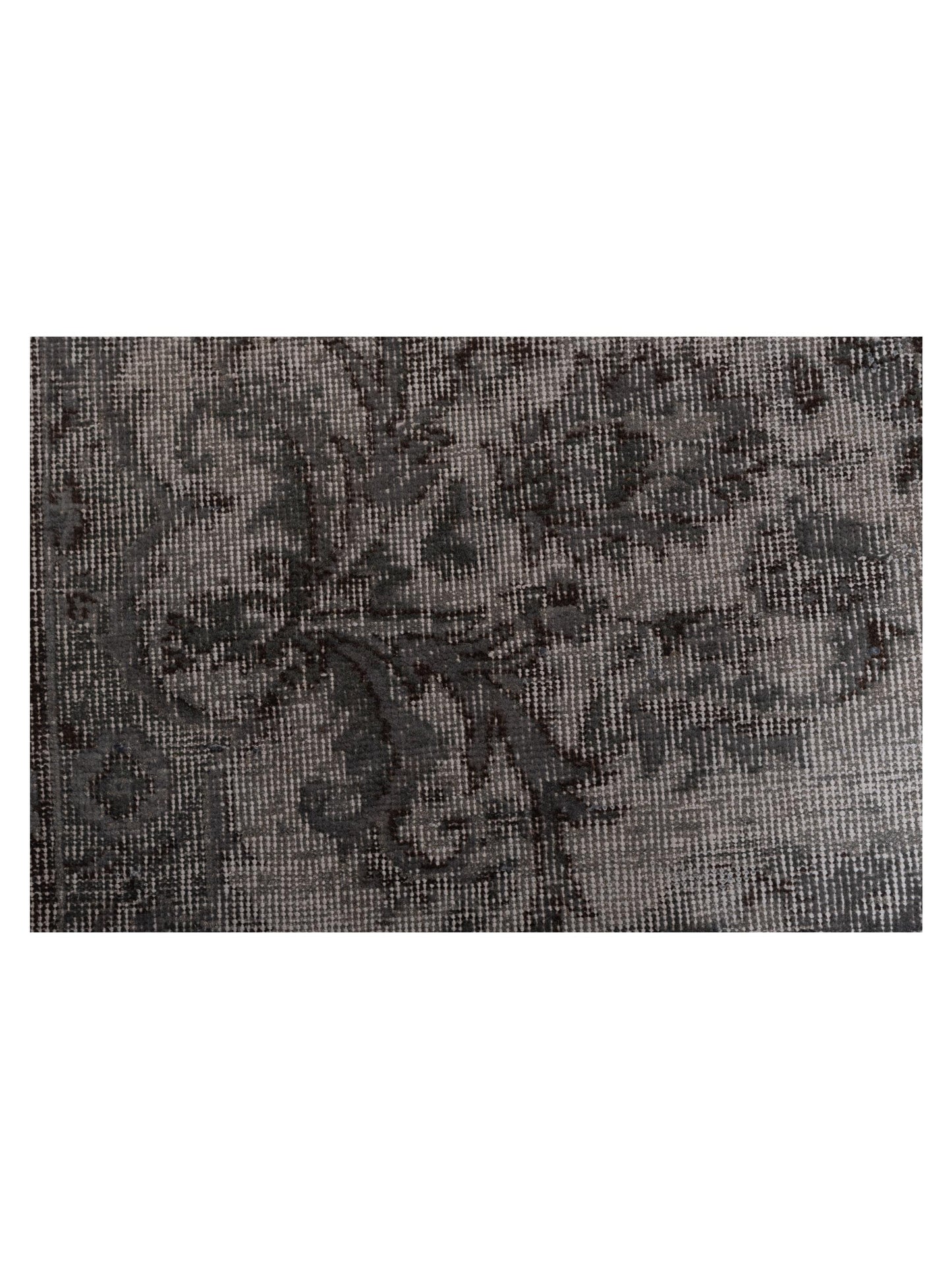 Vintage 121961 Gray 7.2x11 Hand Knotted Rug