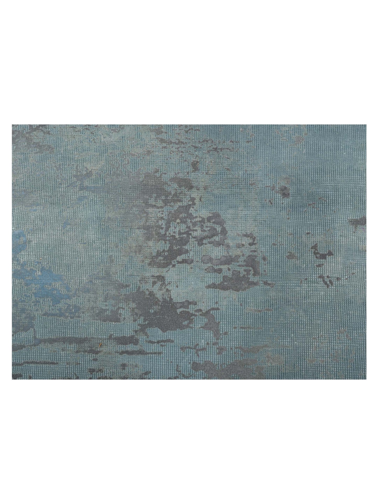 Vintage 122000 Light Blue 12x16.11 Hand Knotted Rug