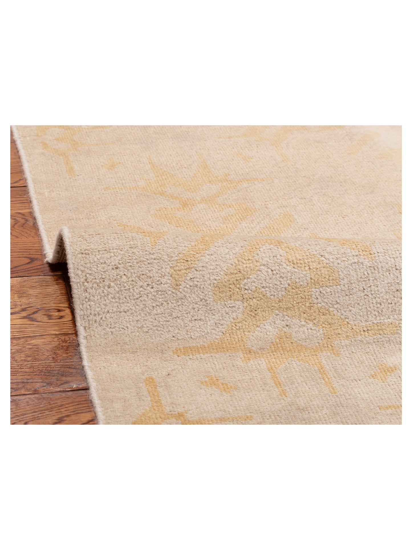Evren 122179 Beige Gold 8x10 Hand Knotted Rug