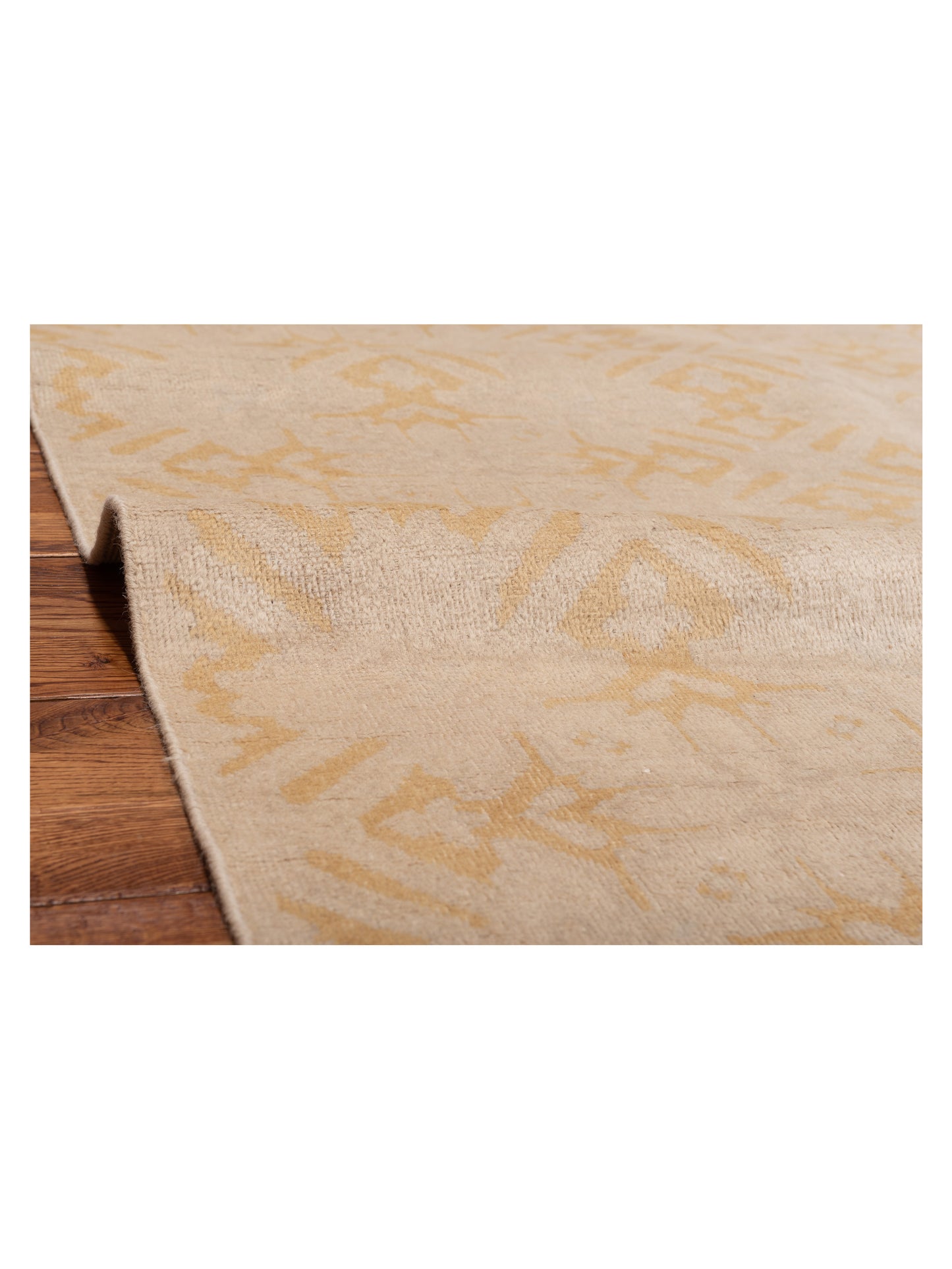 Evren 122192 Silver Gold 4x6 Hand Knotted Rug