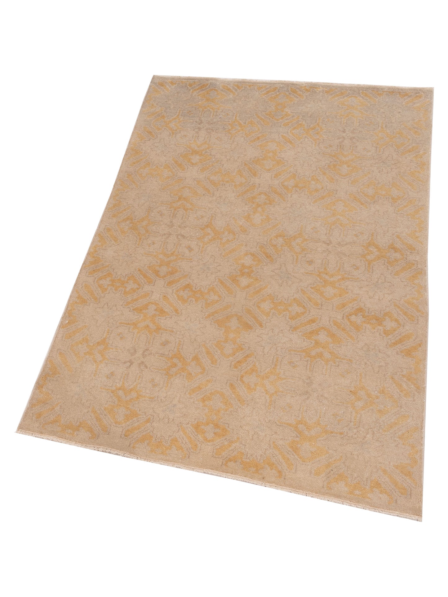 Evren 122193 Silver Gold 4x6 Hand Knotted Rug