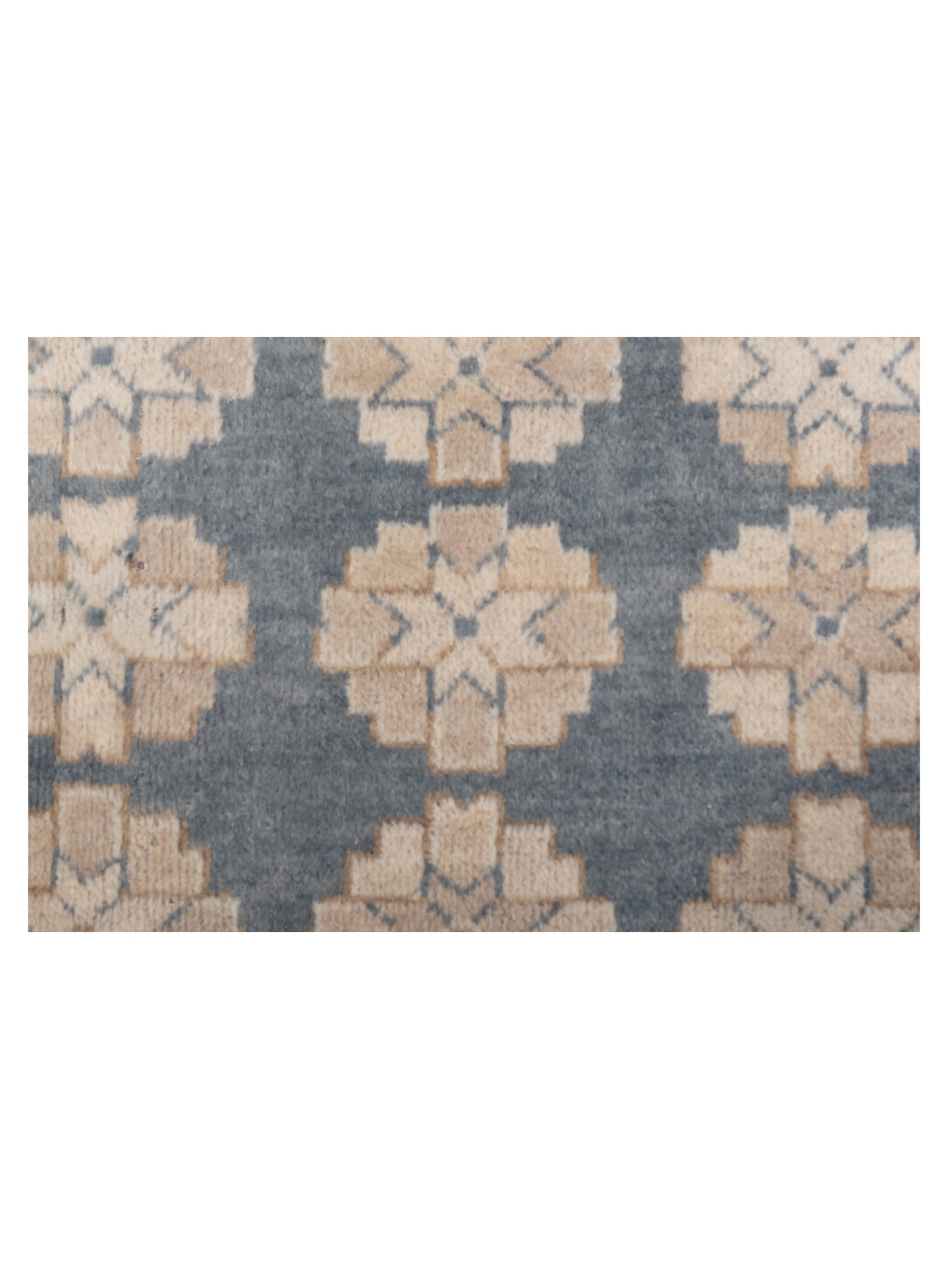 Evren 122208 Dark Gray Brown 6.7x8.2 Hand Knotted Rug