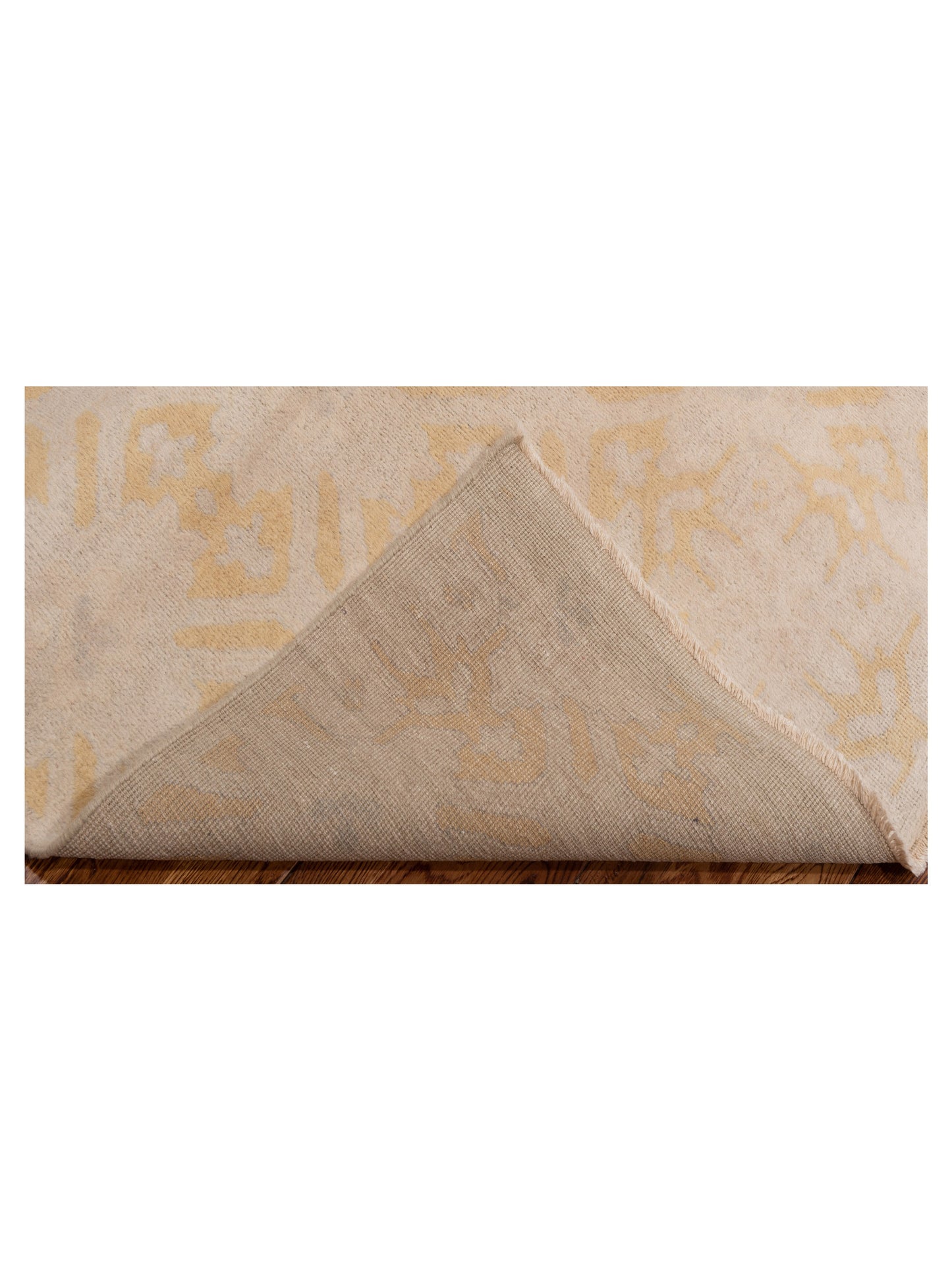 Evren 122220 Silver Gold 6.7x8.2 Hand Knotted Rug