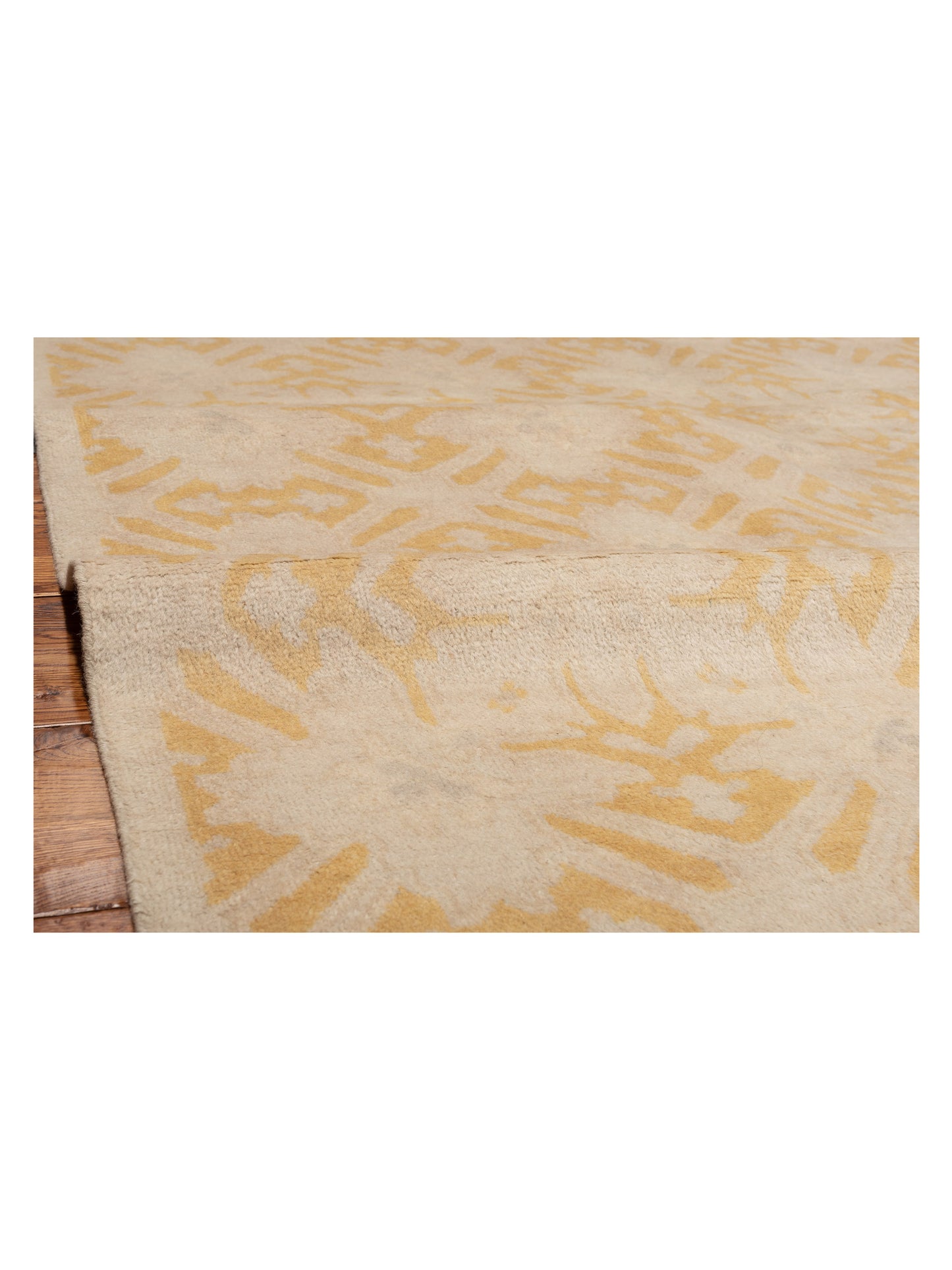 Evren 122242 Silver Gold 9x12 Hand Knotted Rug