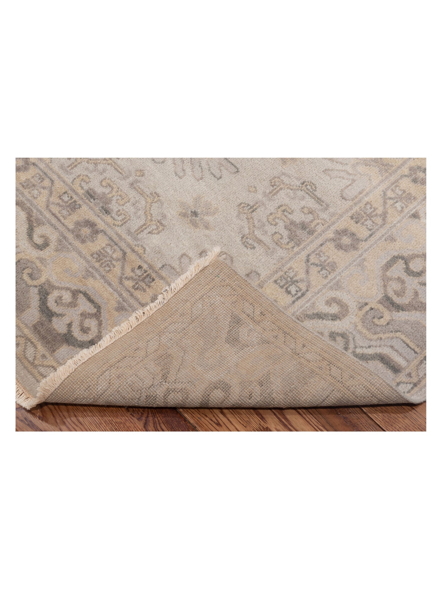 Evren 122251 Silver Silver 6x9 Hand Knotted Rug