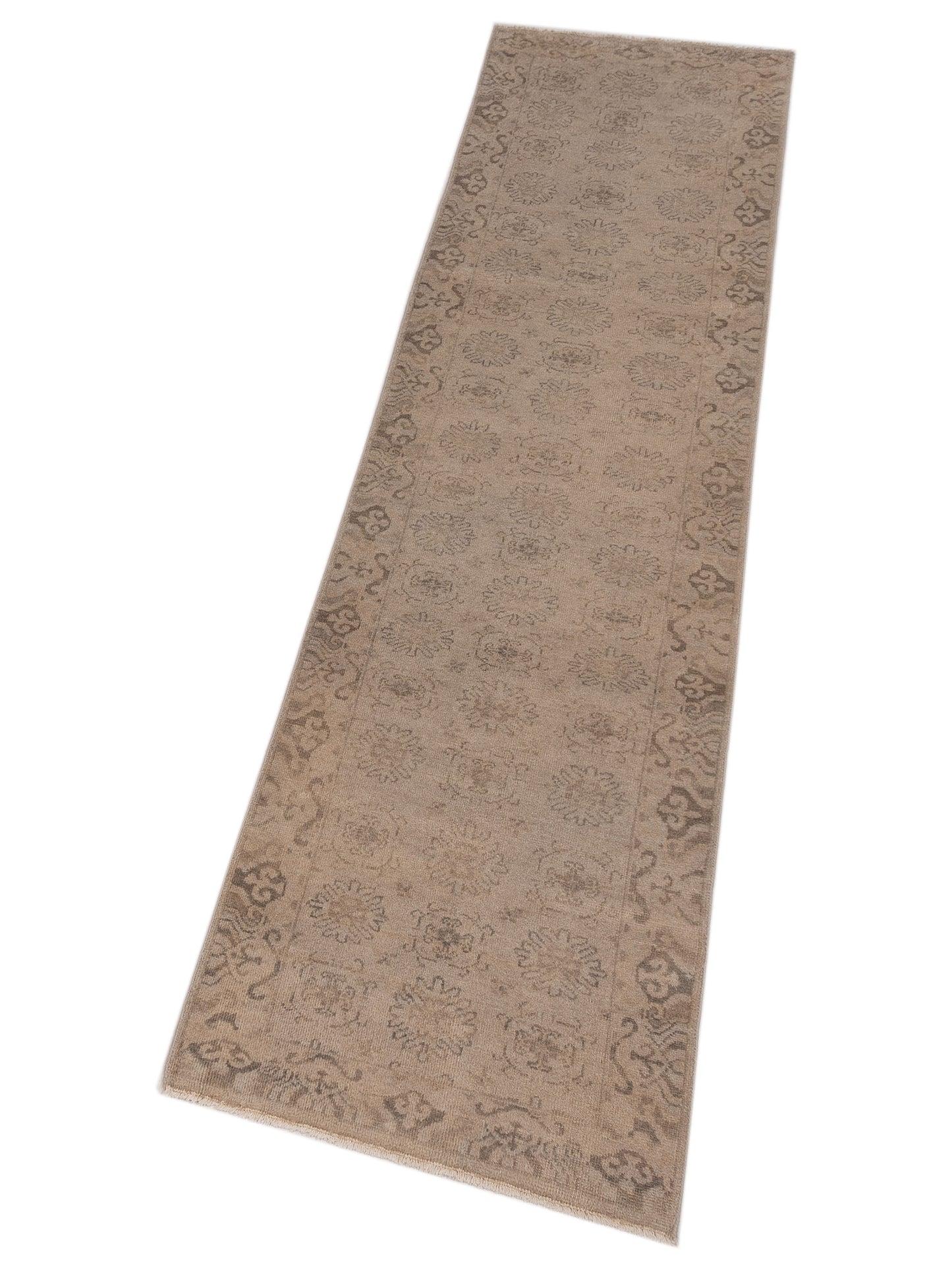 Evren 122263 Silver 2.6x10 Hand Knotted Rug