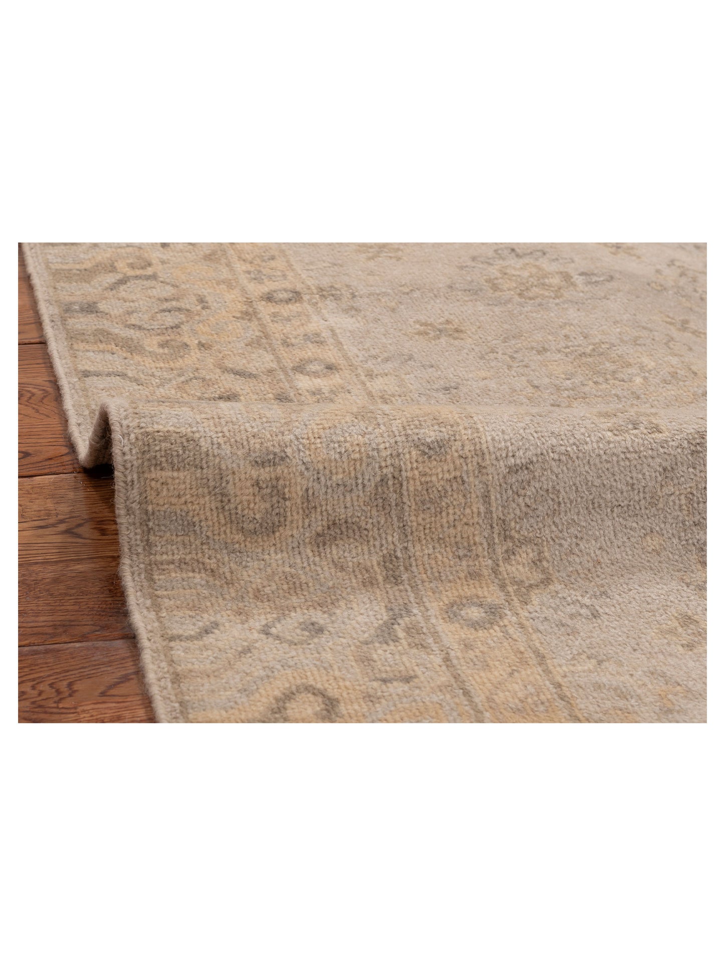 Evren 122270 Silver Gold 4x6 Hand Knotted Rug