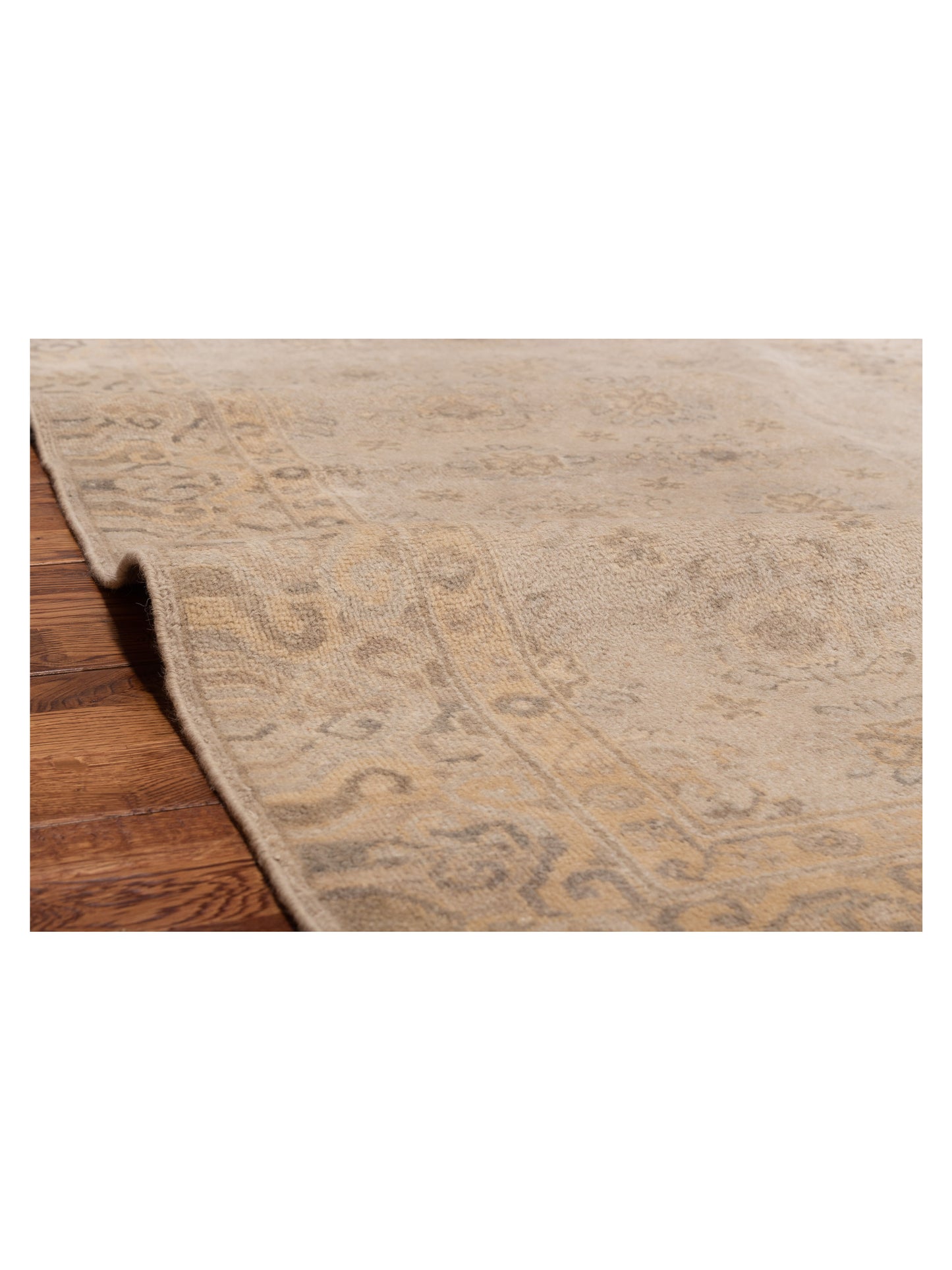 Evren 122270 Silver Gold 4x6 Hand Knotted Rug