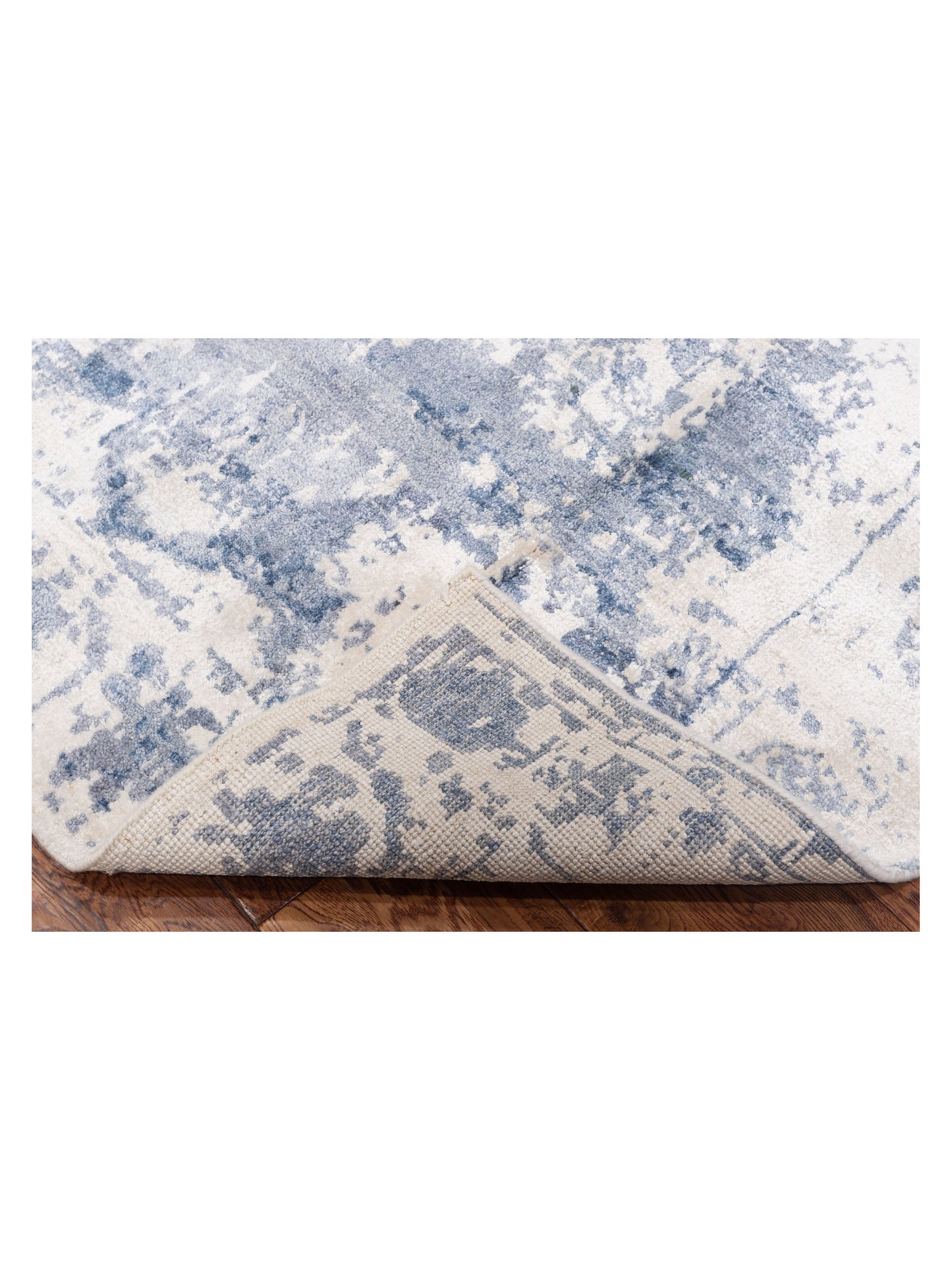 Tibetino 122353 Ivory Gray 4.10x7.11 Hand Knotted Rug
