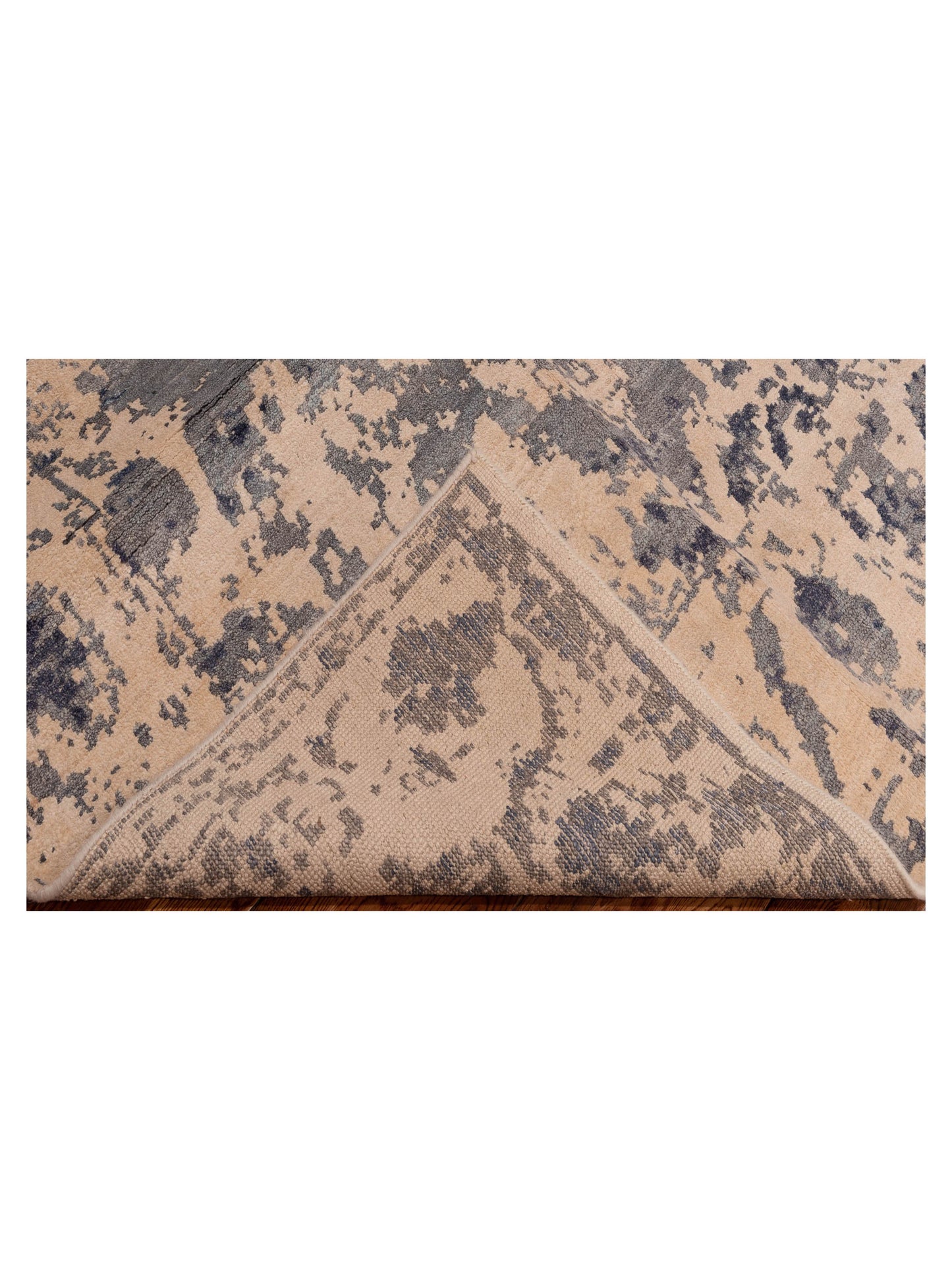 Tibetino 122354 Ivory Gray 5.8x8.11 Hand Knotted Rug