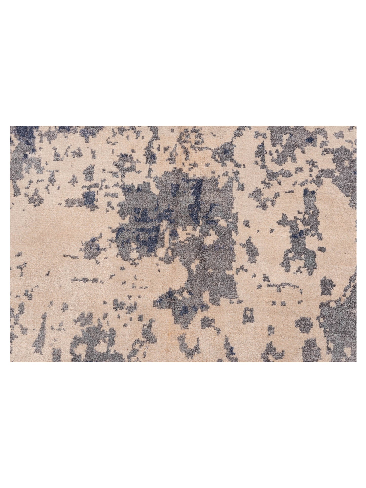 Tibetino 122354 Ivory Gray 5.8x8.11 Hand Knotted Rug