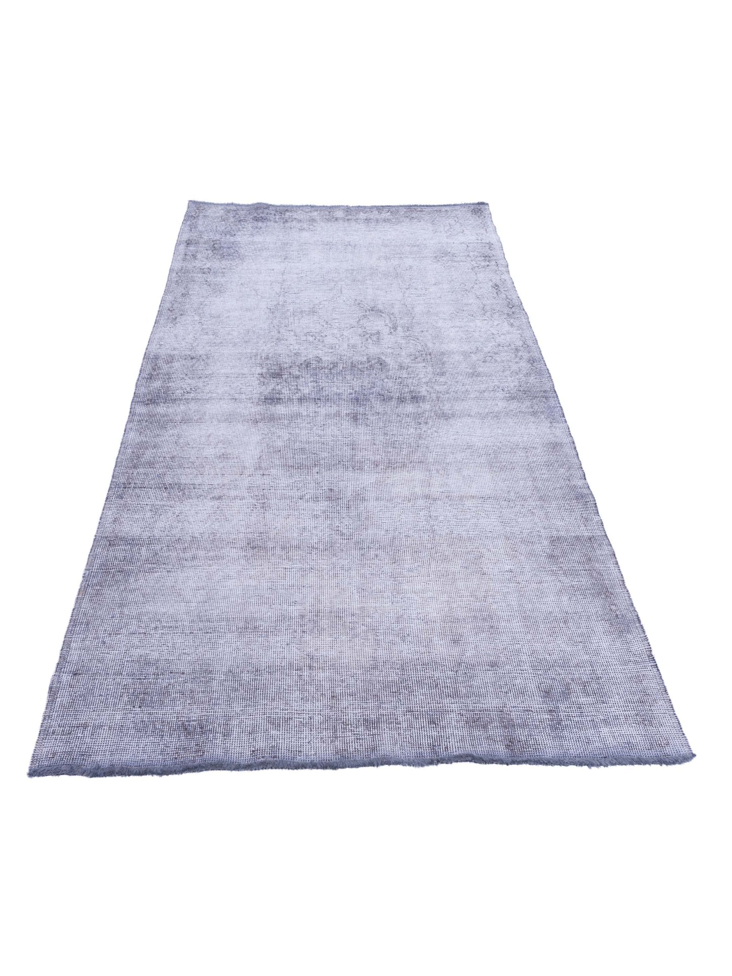 Vintage 122392 Gray Gray 3.11x6.10 Hand Knotted Rug