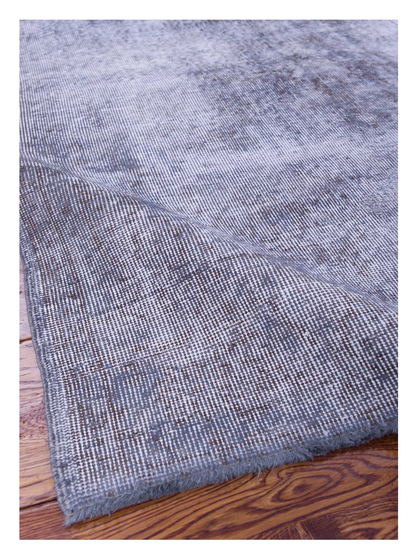 Vintage 122393 Gray Gray 3.10x6.10 Hand Knotted Rug