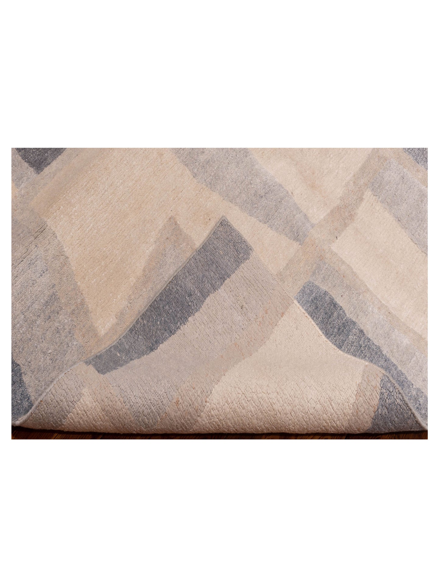 Tibetino 122400 Ivory Silver 6.2x8.9 Hand Knotted Rug