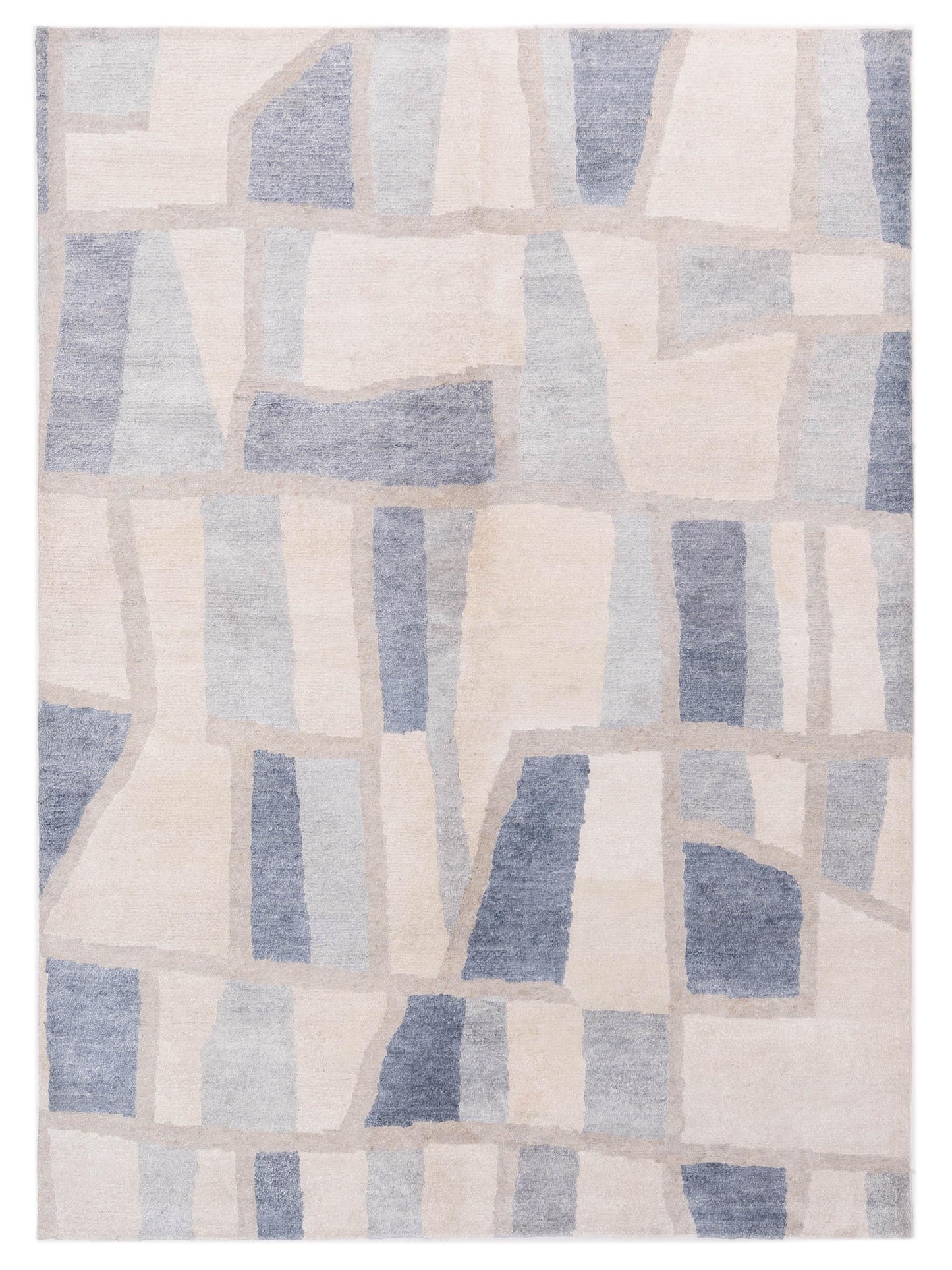 Siena Tibetino Ivory Silver Contemporary