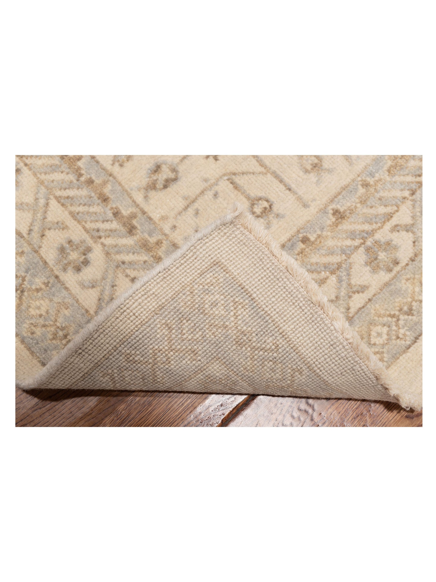 Stella 122507 Ivory Ivory 8.2x9.5 Hand Knotted Rug