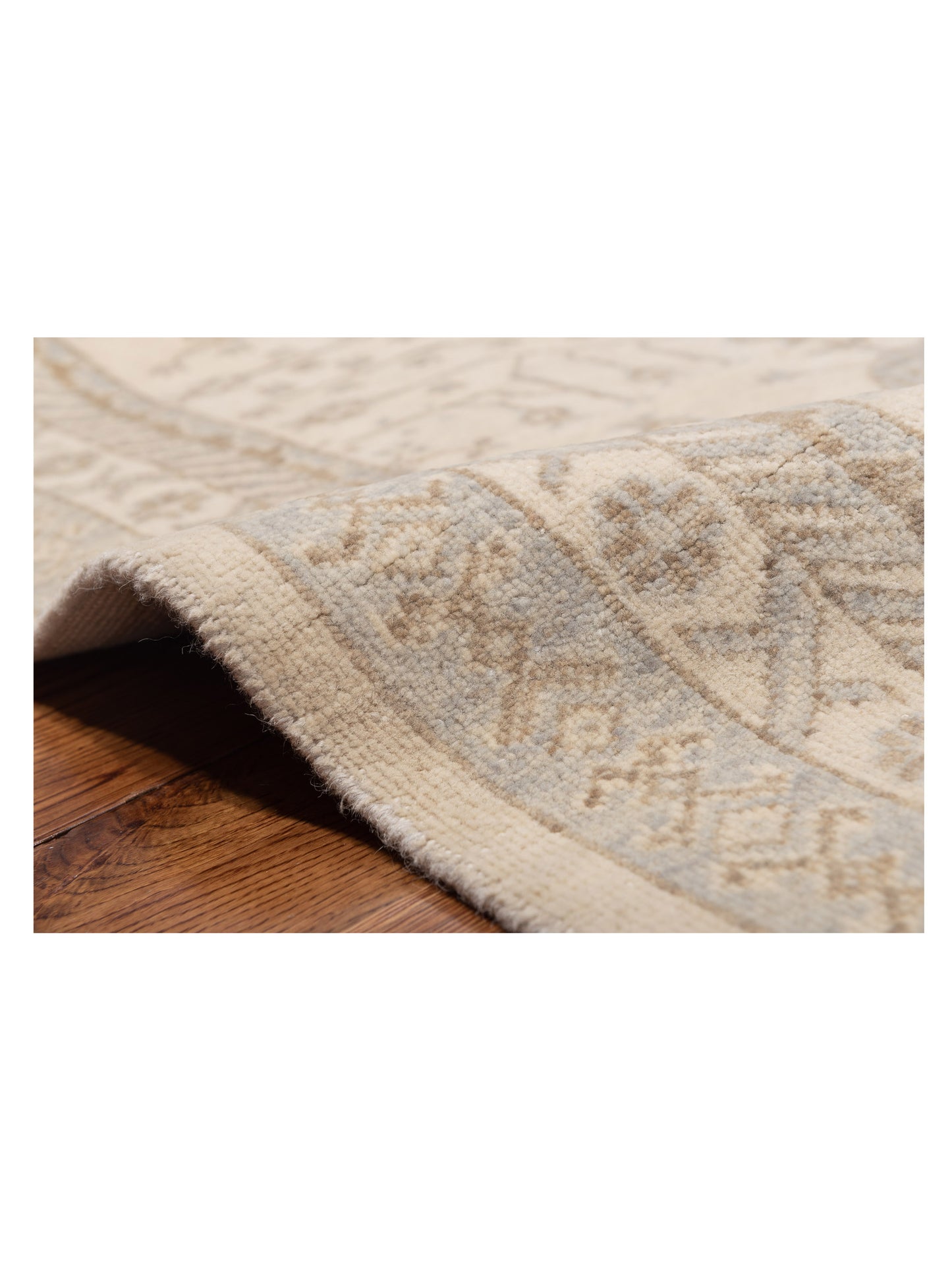 Stella 122507 Ivory Ivory 8.2x9.5 Hand Knotted Rug