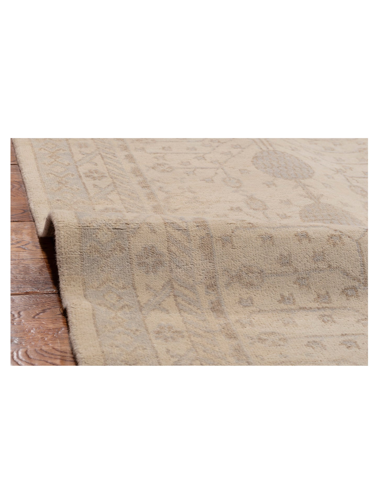 Stella 122508 Ivory Ivory 9.11x13.11 Hand Knotted Rug