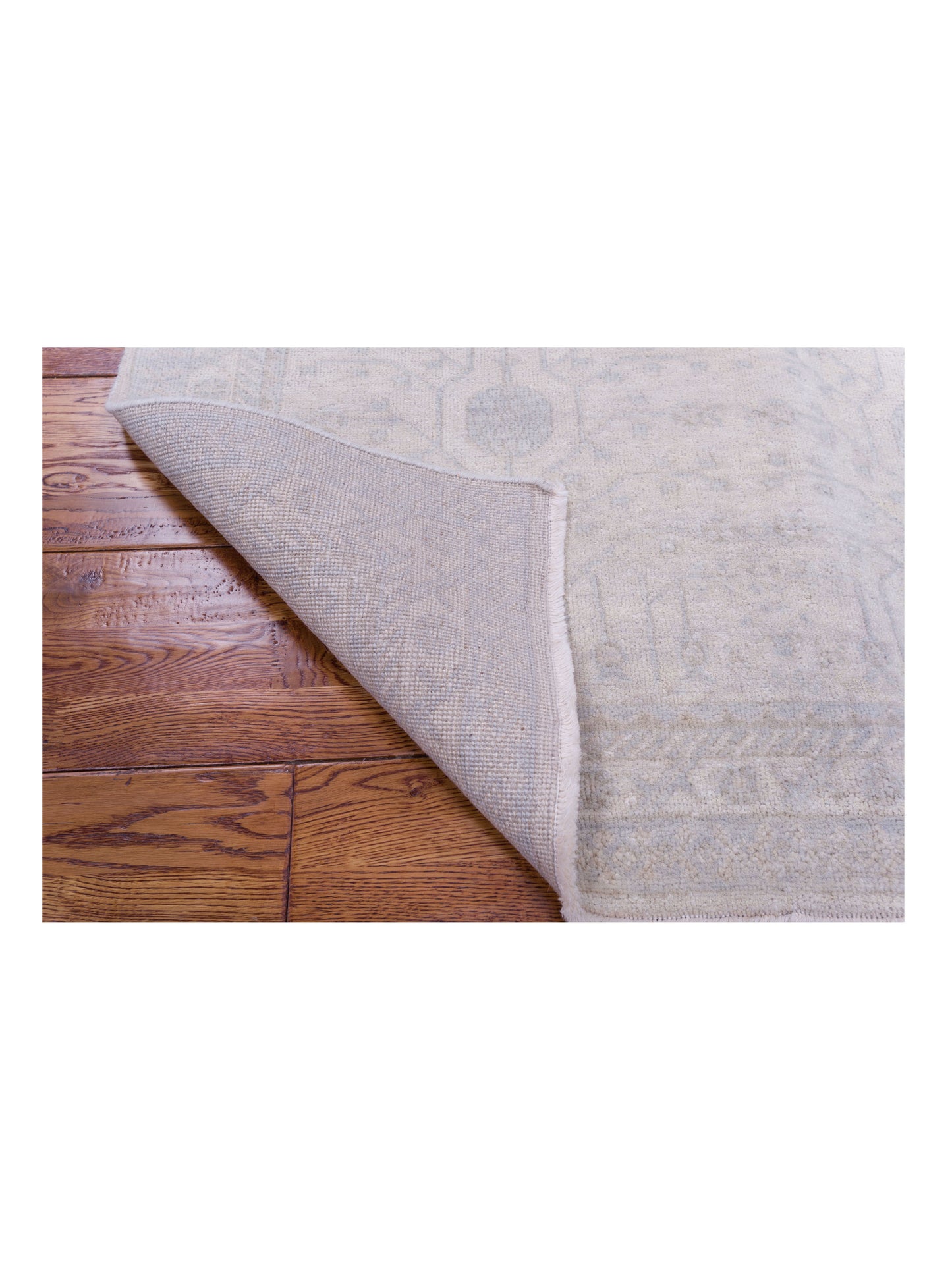 Stella 122518 Ivory Ivory 3.10x5.8 Hand Knotted Rug