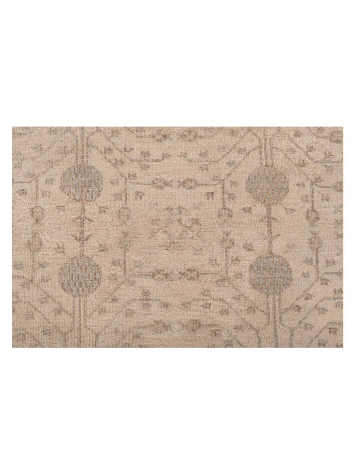 Stella 122519 Ivory Ivory 4.1x5.9 Hand Knotted Rug