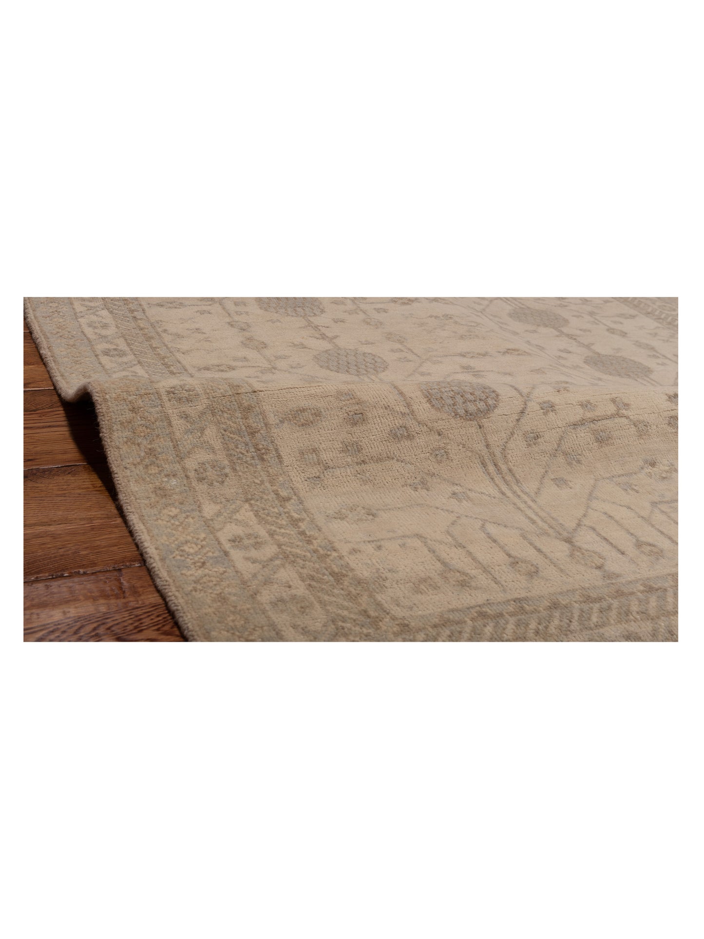 Stella 122519 Ivory Ivory 4.1x5.9 Hand Knotted Rug