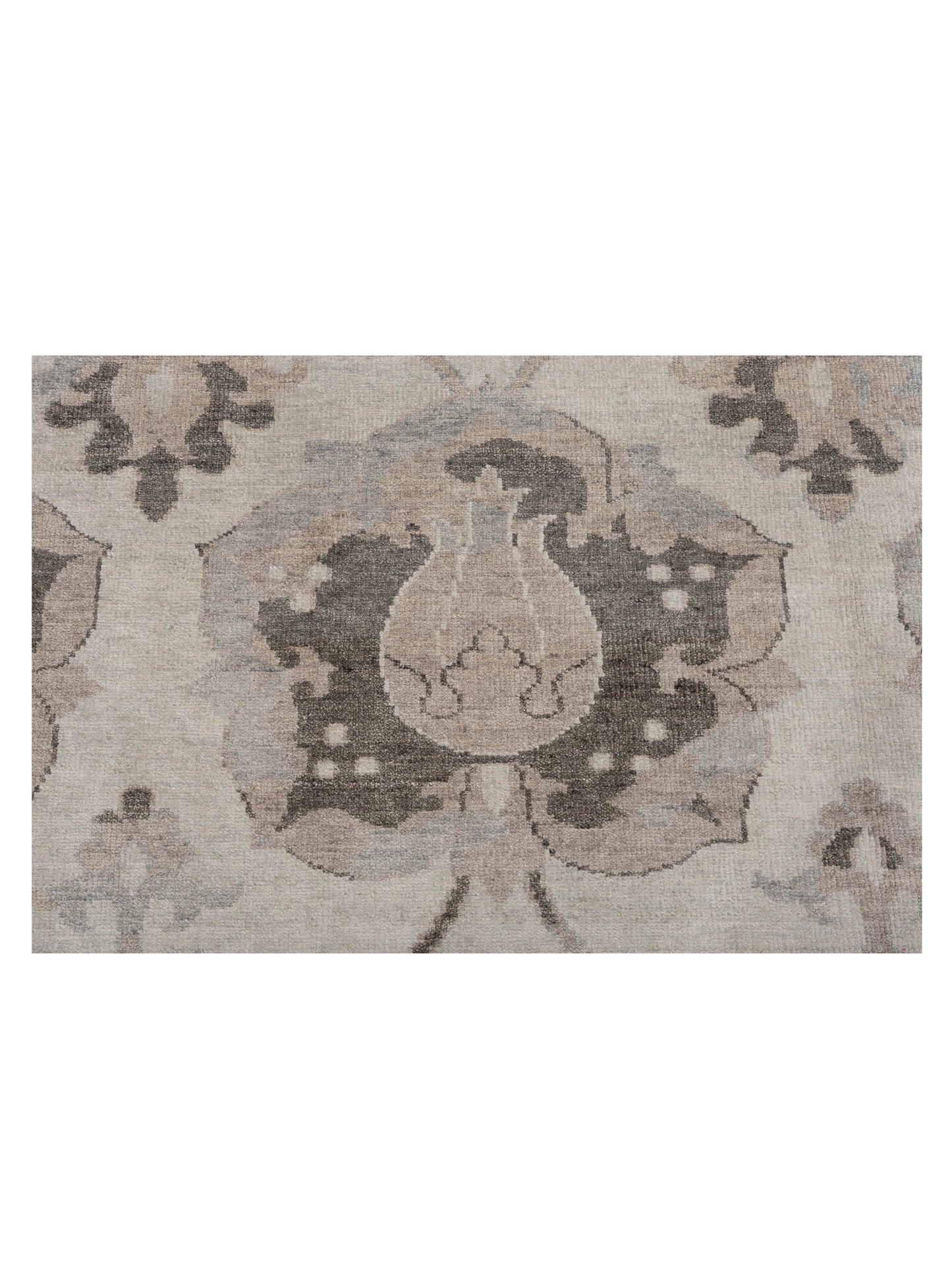 Tibetino 122530 Silver 8.1x9.11 Hand Knotted Rug