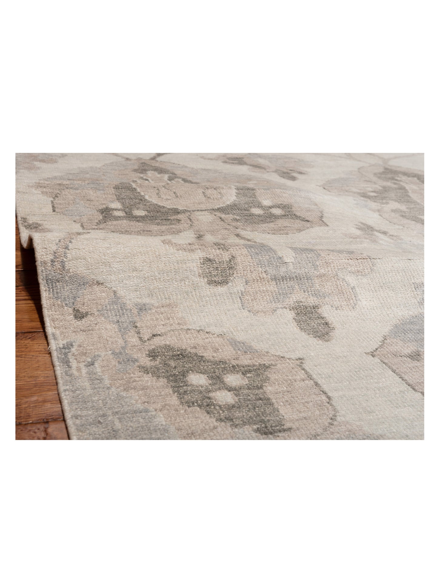 Tibetino 122531 Silver Green 7.9x9.11 Hand Knotted Rug