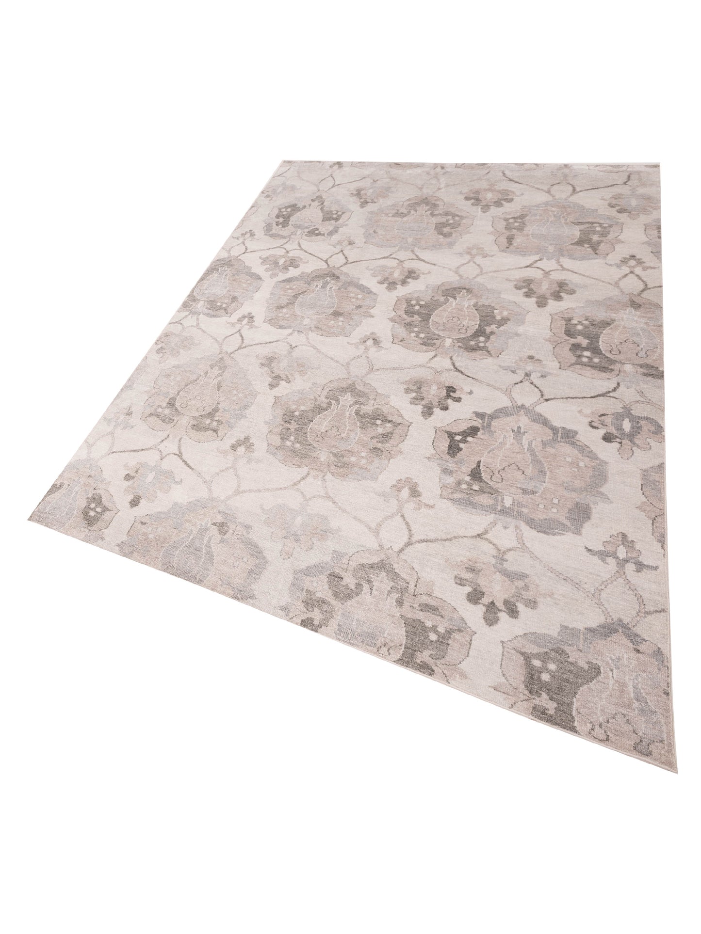 Tibetino 122534 Silver Gray 8.8x12 Hand Knotted Rug