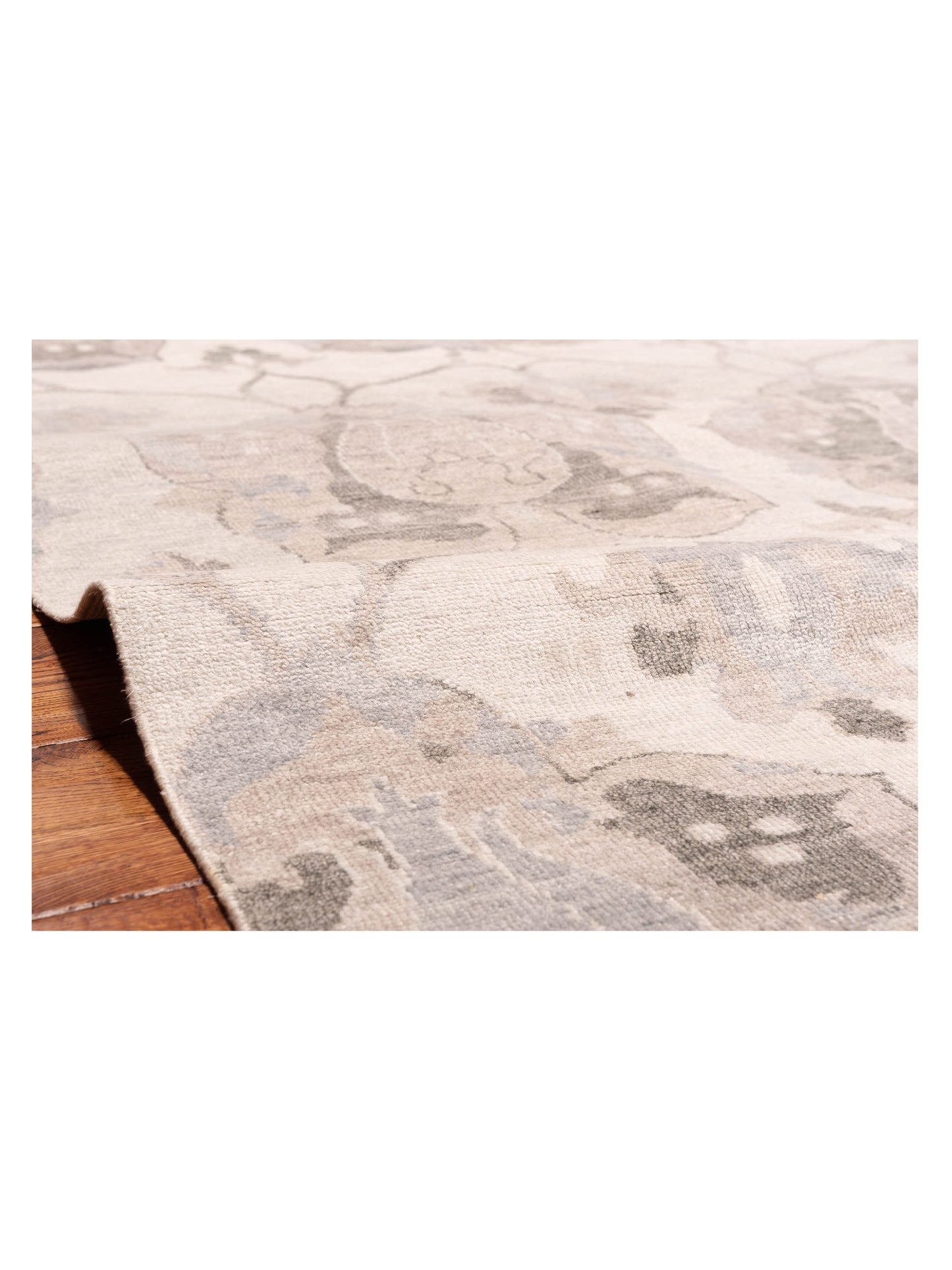 Tibetino 122534 Silver Gray 8.8x12 Hand Knotted Rug