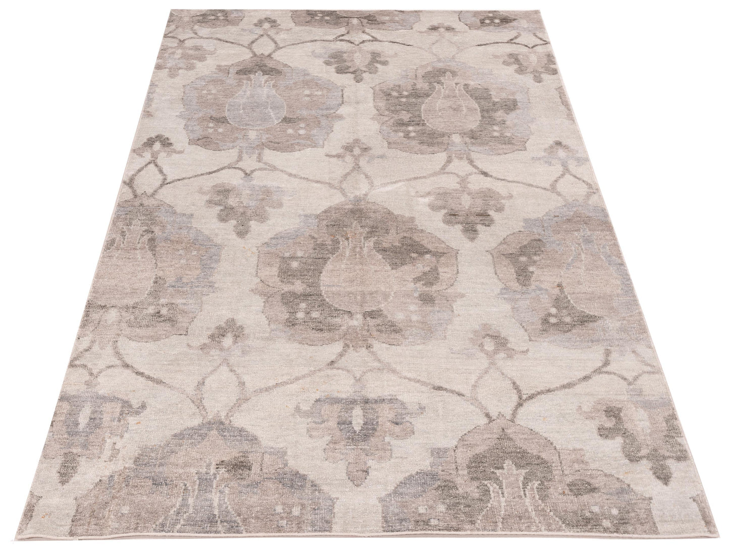Tibetino 122536 Silver 5.3x8.8 Hand Knotted Rug