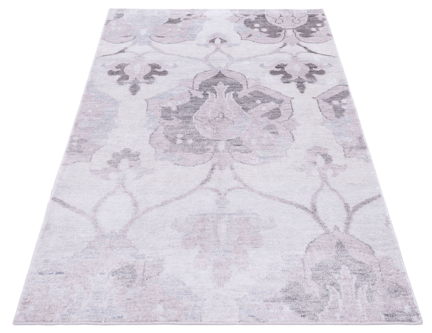 Tibetino 122539 Silver 3.8x5.10 Hand Knotted Rug