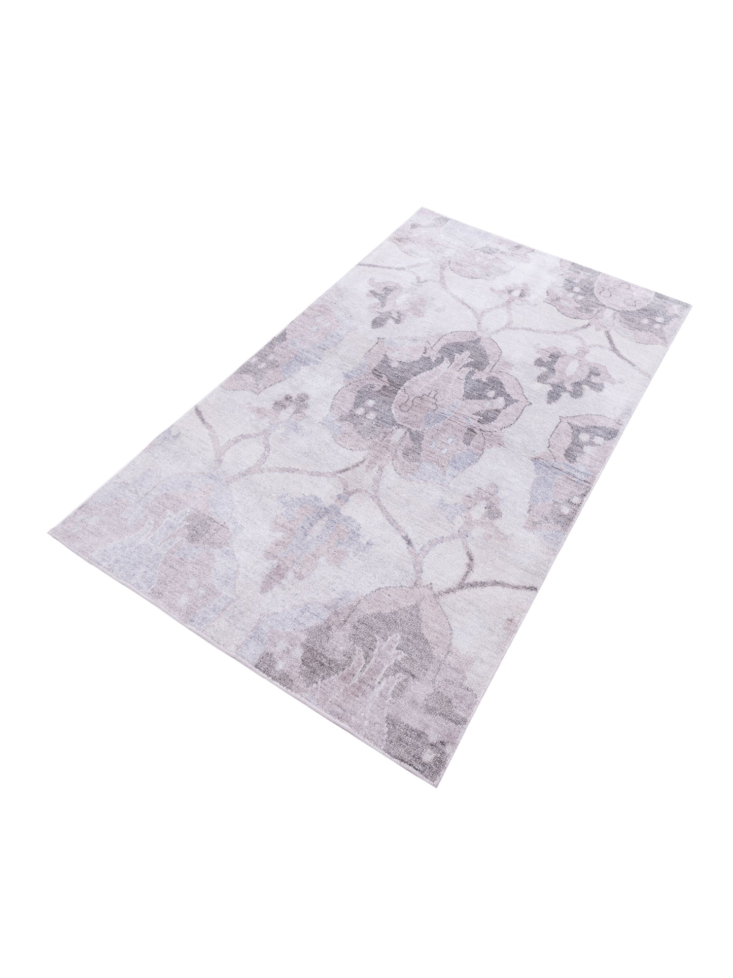 Tibetino 122540 Silver 3.9x6.1 Hand Knotted Rug