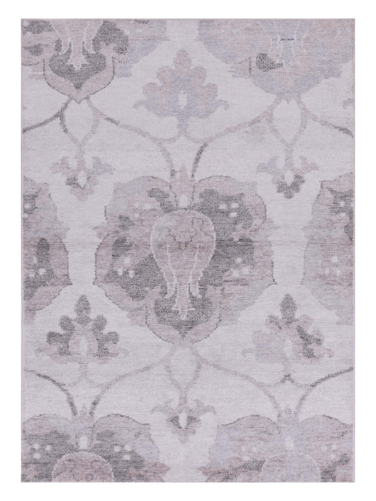 Tibetino 122542 Silver 3.7x6 Hand Knotted Rug