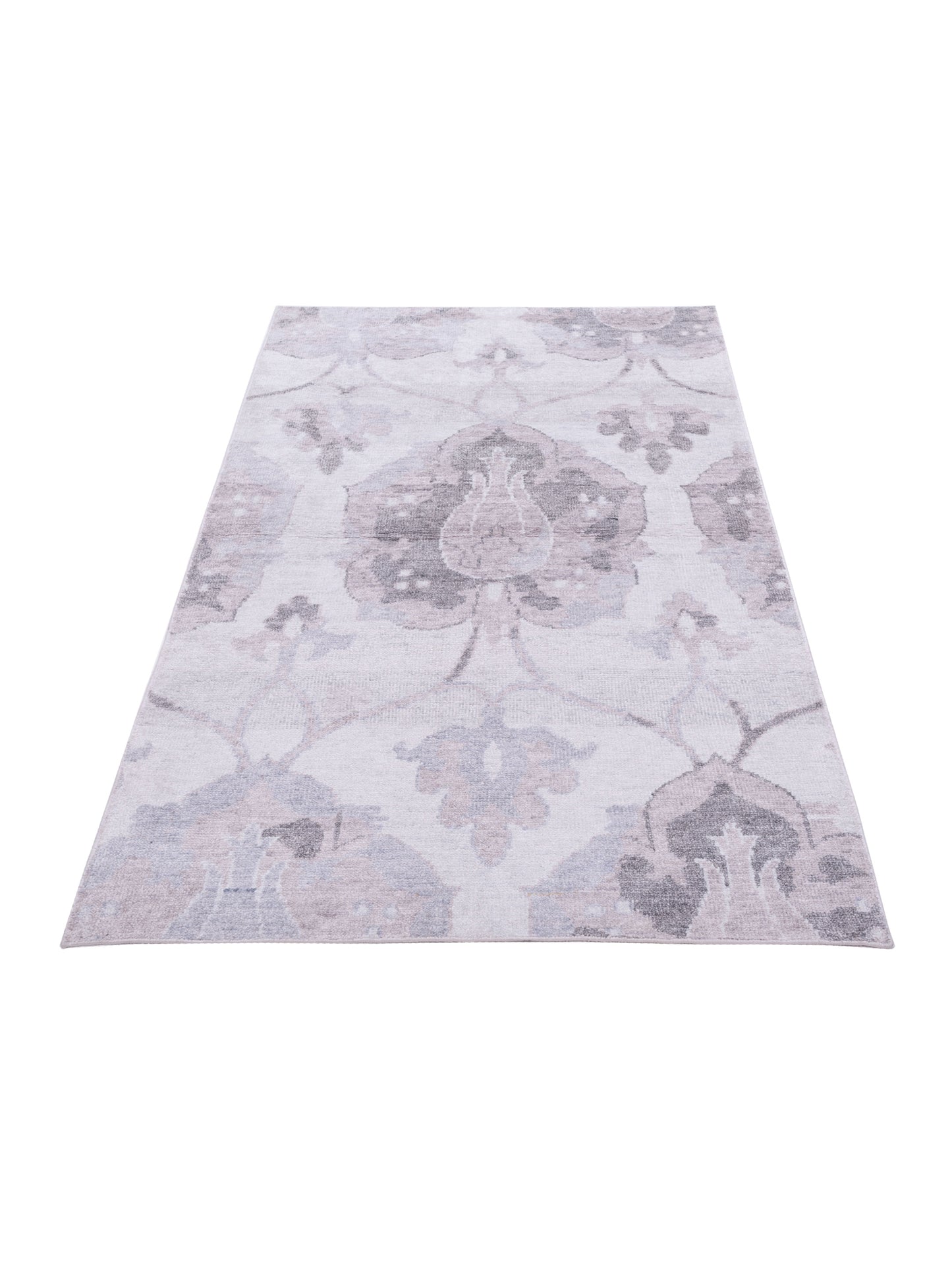 Tibetino 122542 Silver 3.7x6 Hand Knotted Rug