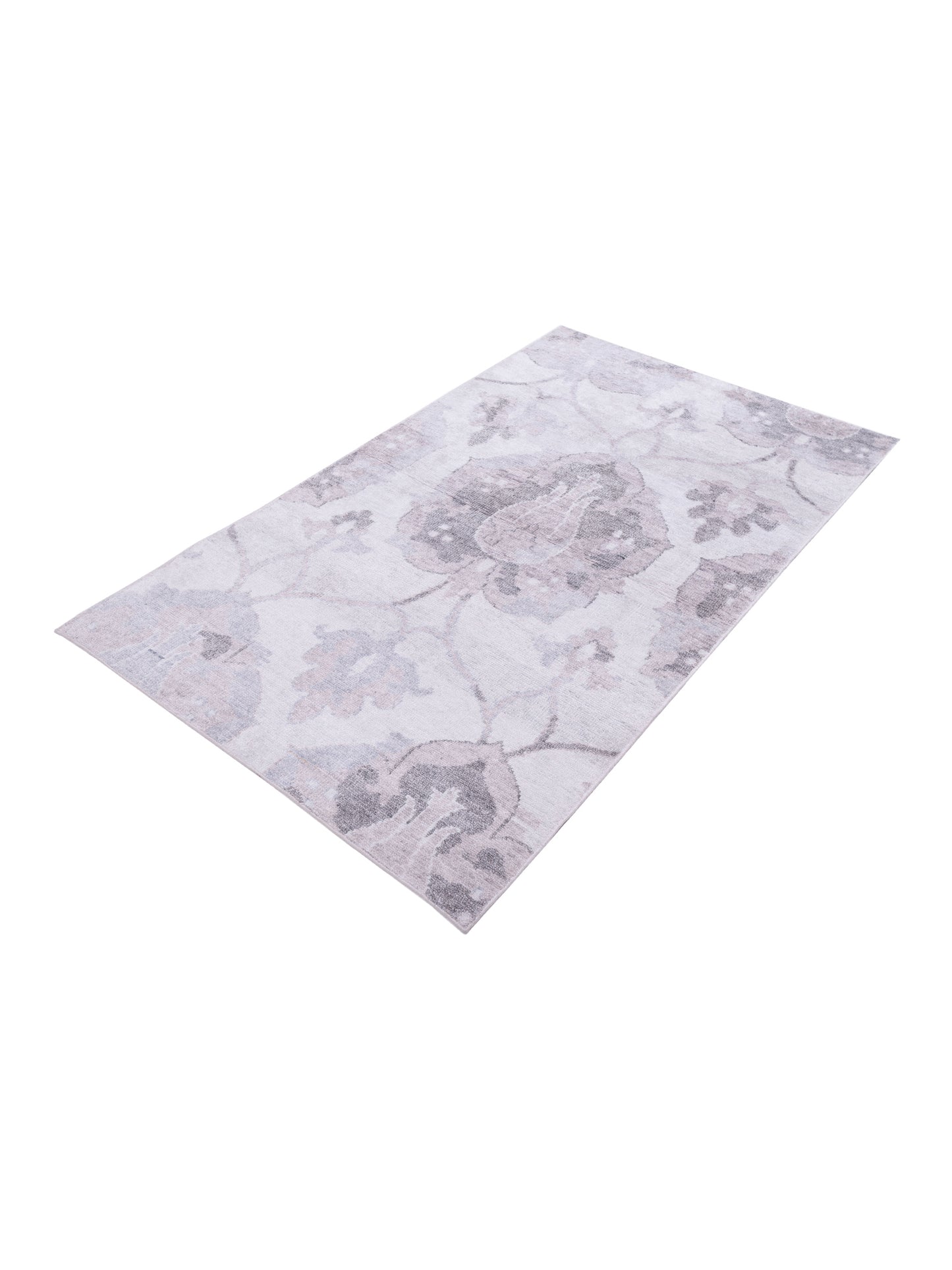 Tibetino 122542 Silver 3.7x6 Hand Knotted Rug