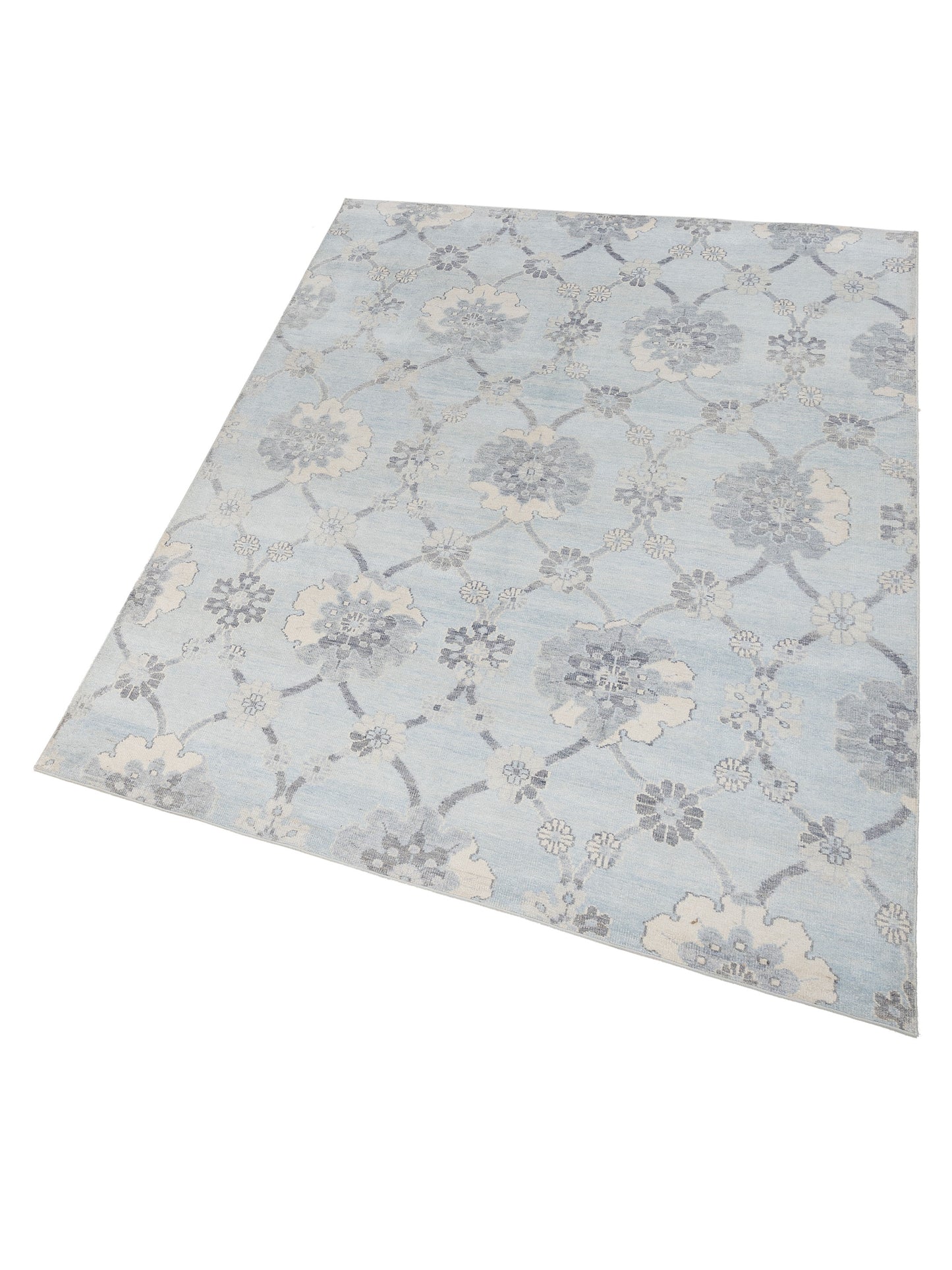 Tibetino 122543 Blue 7.10x10 Hand Knotted Rug