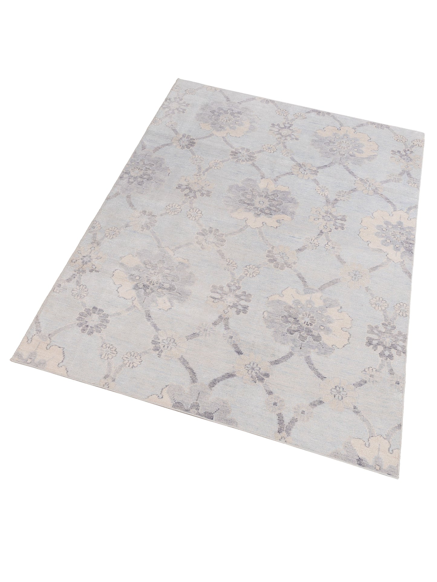 Tibetino 122550 Silver 5.11x 90 Hand Knotted Rug