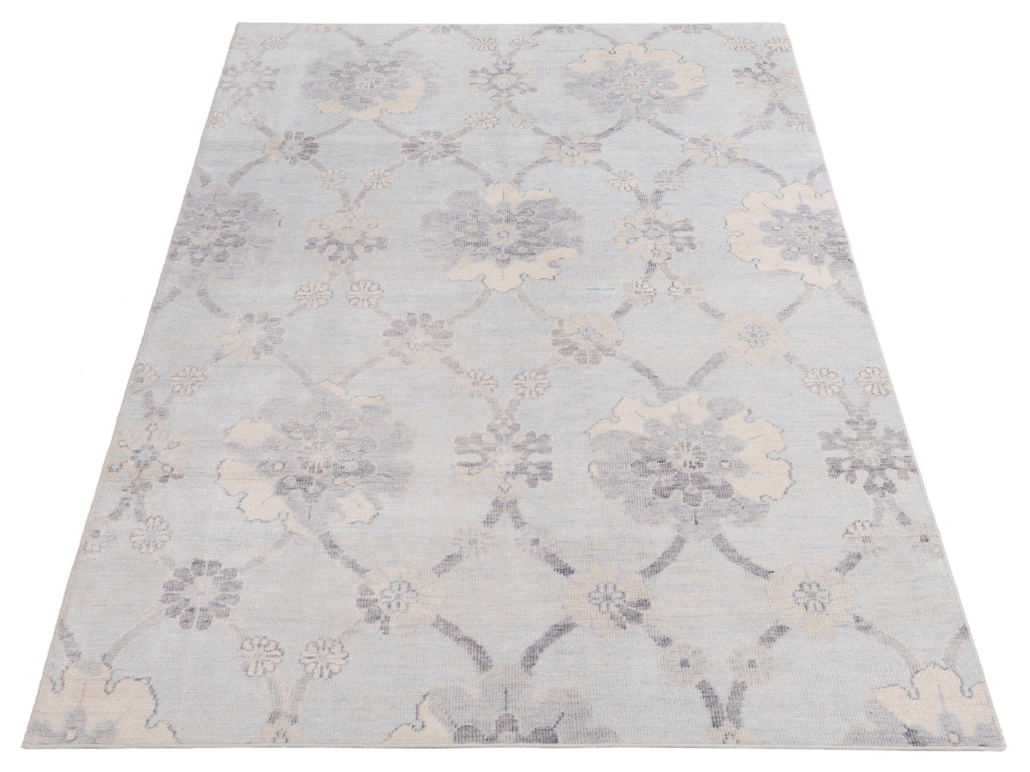 Tibetino 122550 Silver 5.11x 90 Hand Knotted Rug