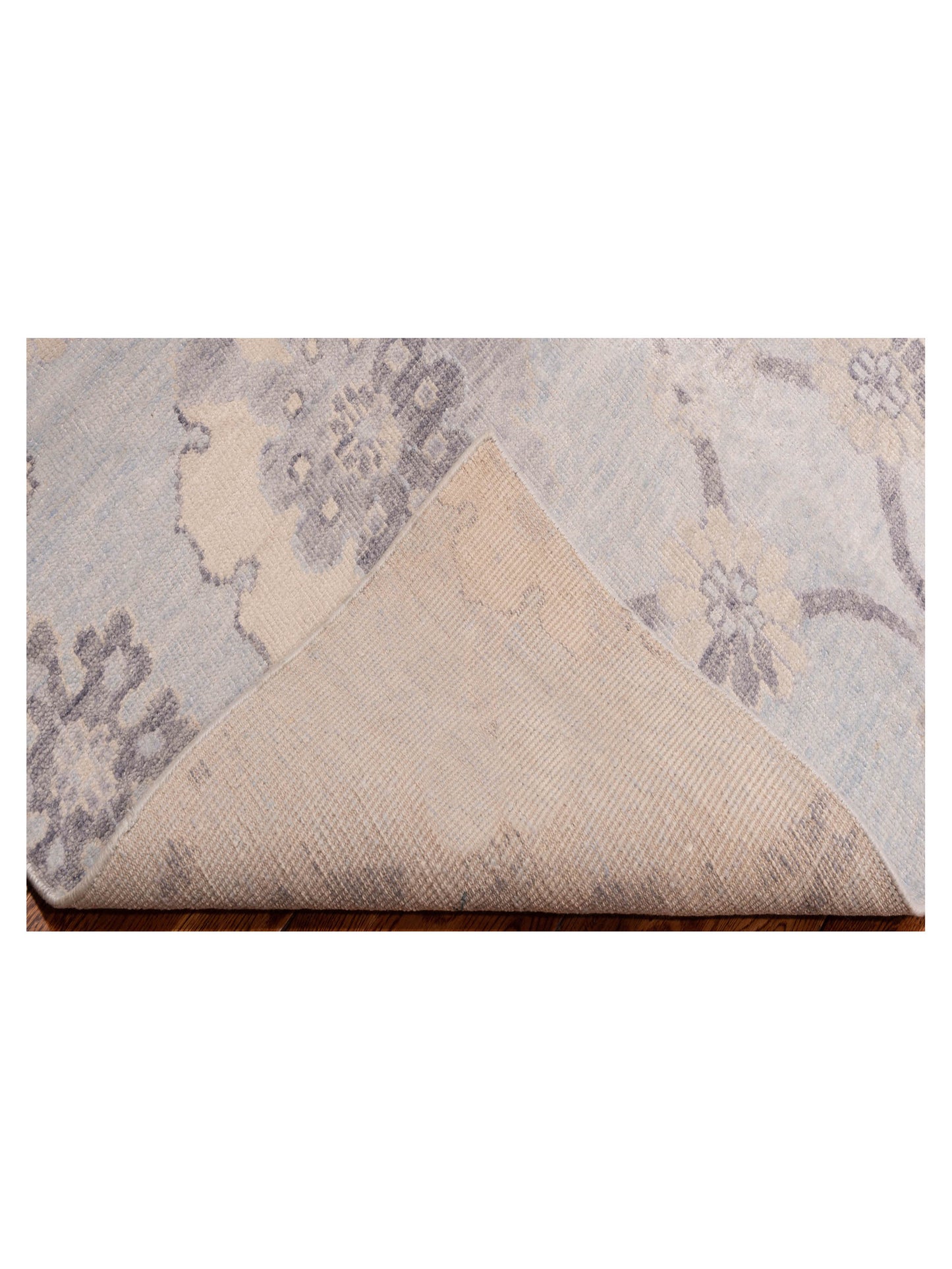 Tibetino 122551 Silver Blue 5.9x9.1 Hand Knotted Rug